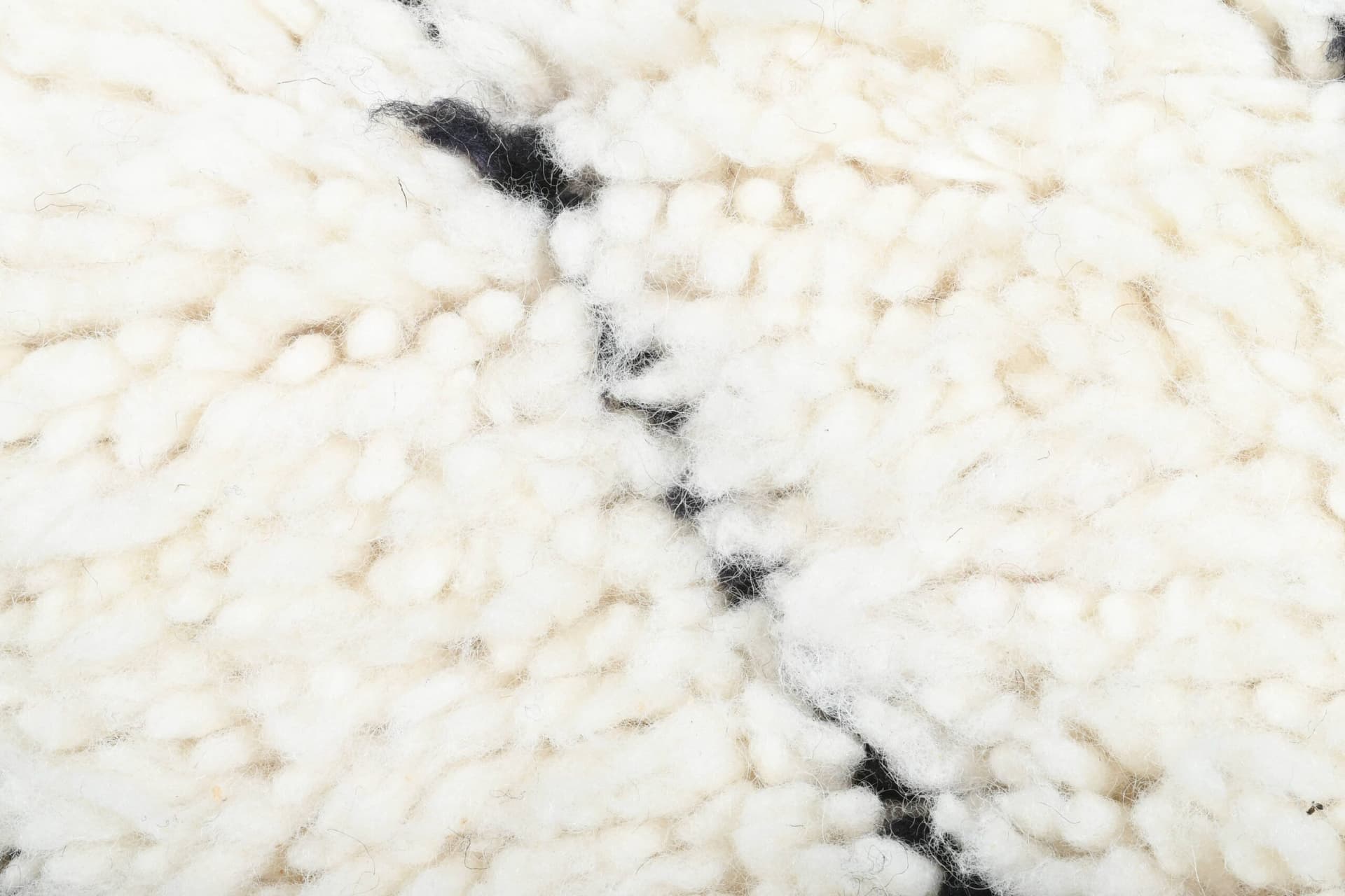 Marokkolainen Käsintehty Villa Matto 2x4 - Ivory Musta Minimalistinen Boho Alue Matto Makuuhuoneen Eteiseen Beni Ourain - Image 6