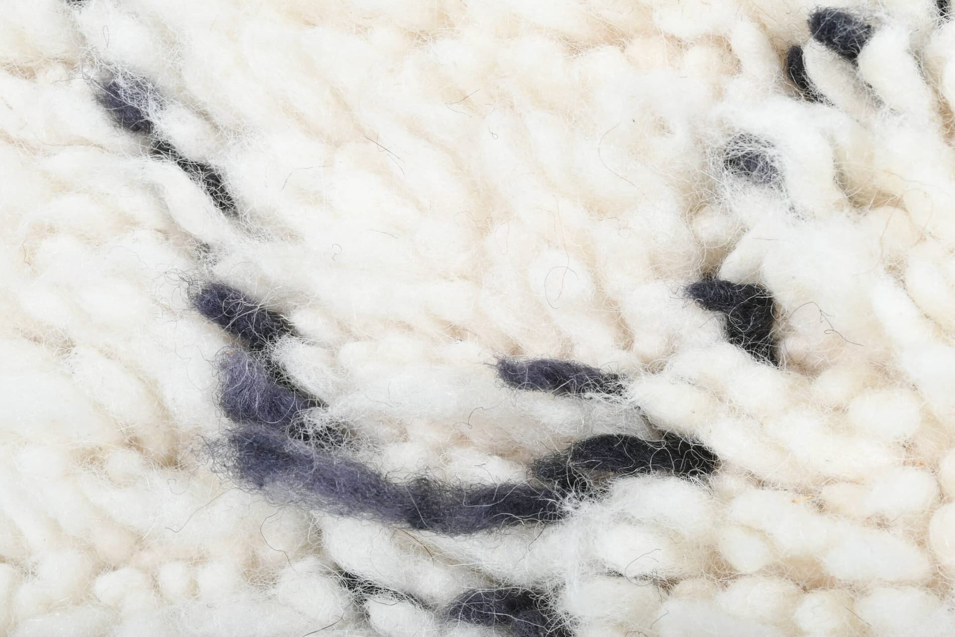 Tapis Marocain Fait Main en Laine 3x4 - Tapis Boho Diamant Noir et Ivoire pour Salon Chambre - Beni Ourain - Image 9