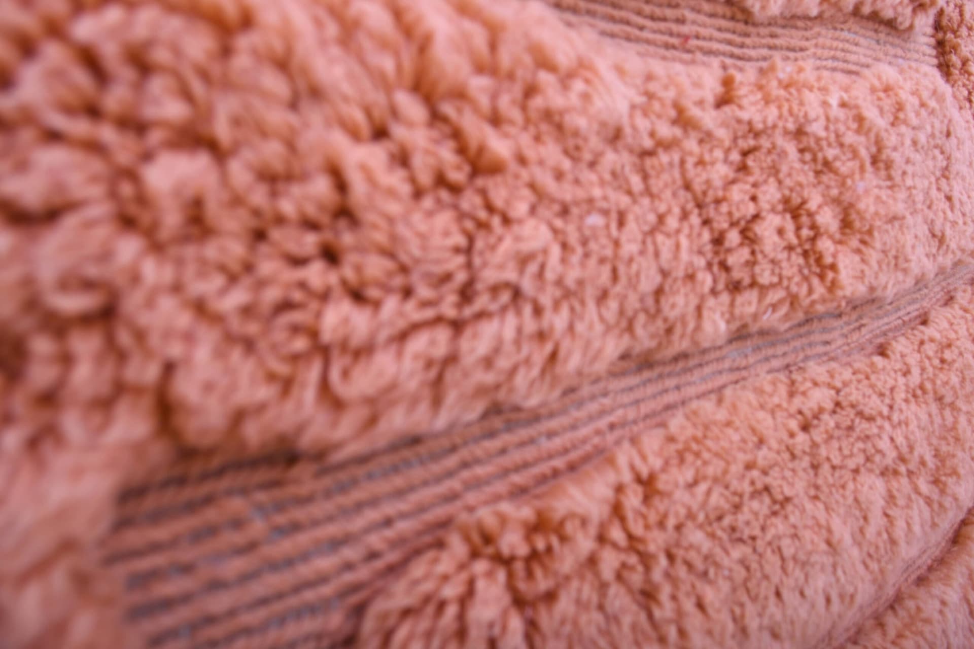 Alfombra Marroquí Hecha a Mano de Lana 7x10 - Alfombra Moderna Boho en Terracota Neutral para Sala de Estar y Dormitorio - Mrirt - Image 5