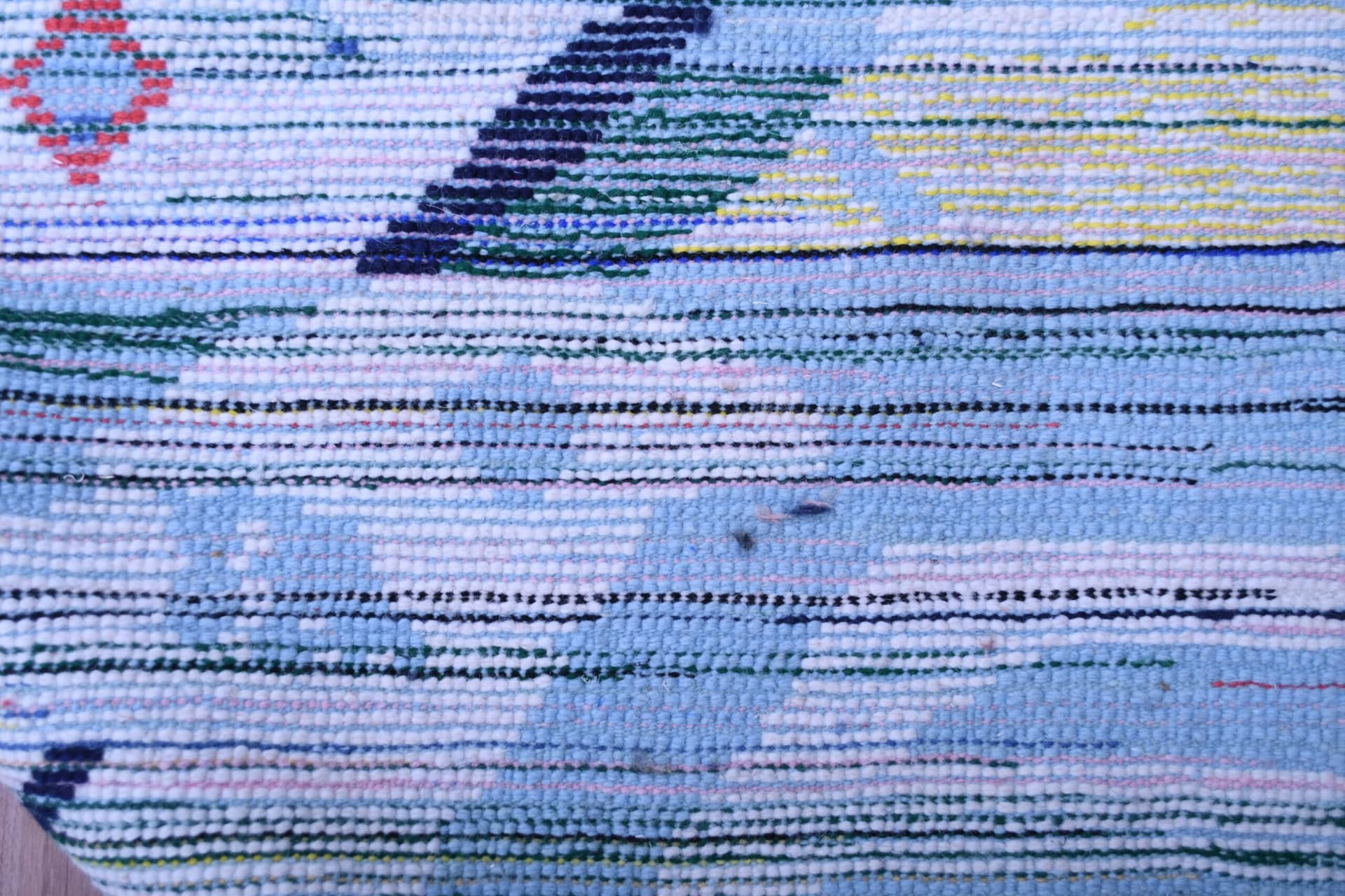 Marokkolainen Matto Käsintehty Villa 7x10 - Laivastonsininen Moderni Boho Alue Matto Olohuoneeseen Makuuhuoneeseen - Boujaad - Image 11