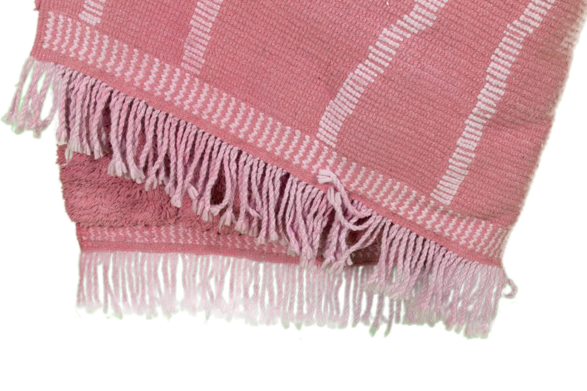 Marokkolainen Matto Käsintehty Villa 7x10 - Haalean Ruusunpunainen Minimalistinen Boho Alue Matto Olohuoneeseen Makuuhuoneeseen - Mrirt - Image 11