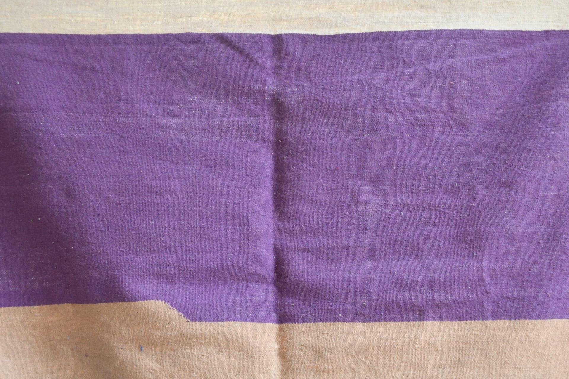 Marokkolainen matto käsintehty villa 6x10 - Väriblokki moderni kilim alue matto olohuoneeseen makuuhuoneeseen, Sininen Violetti Neutraali - Image 10