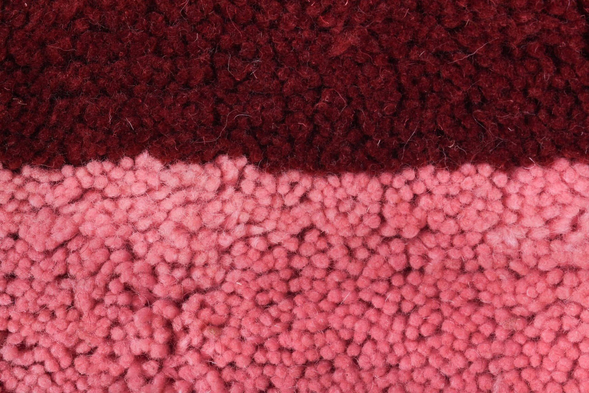 Tapis Marocain Mrirt 3x5 Laine Rose Bourgogne Minimaliste Salon Berbère - Image 8