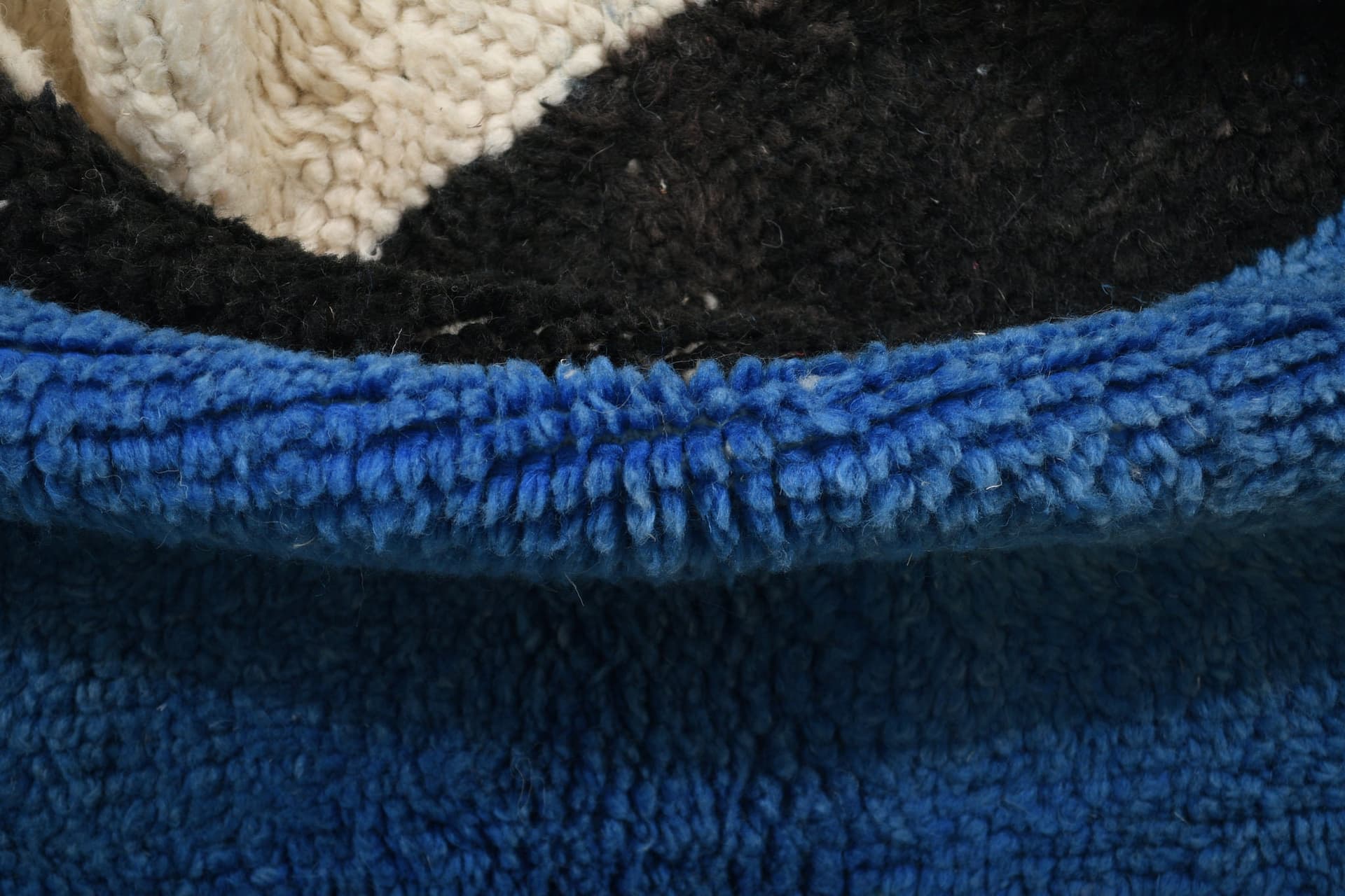 Marokkolainen Matto Käsintehty Villa Mukautettu Koko - Ivory Sininen Vihreä Moderni Boho Alue Matto Olohuoneeseen Makuuhuoneeseen - Mrirt - Image 8