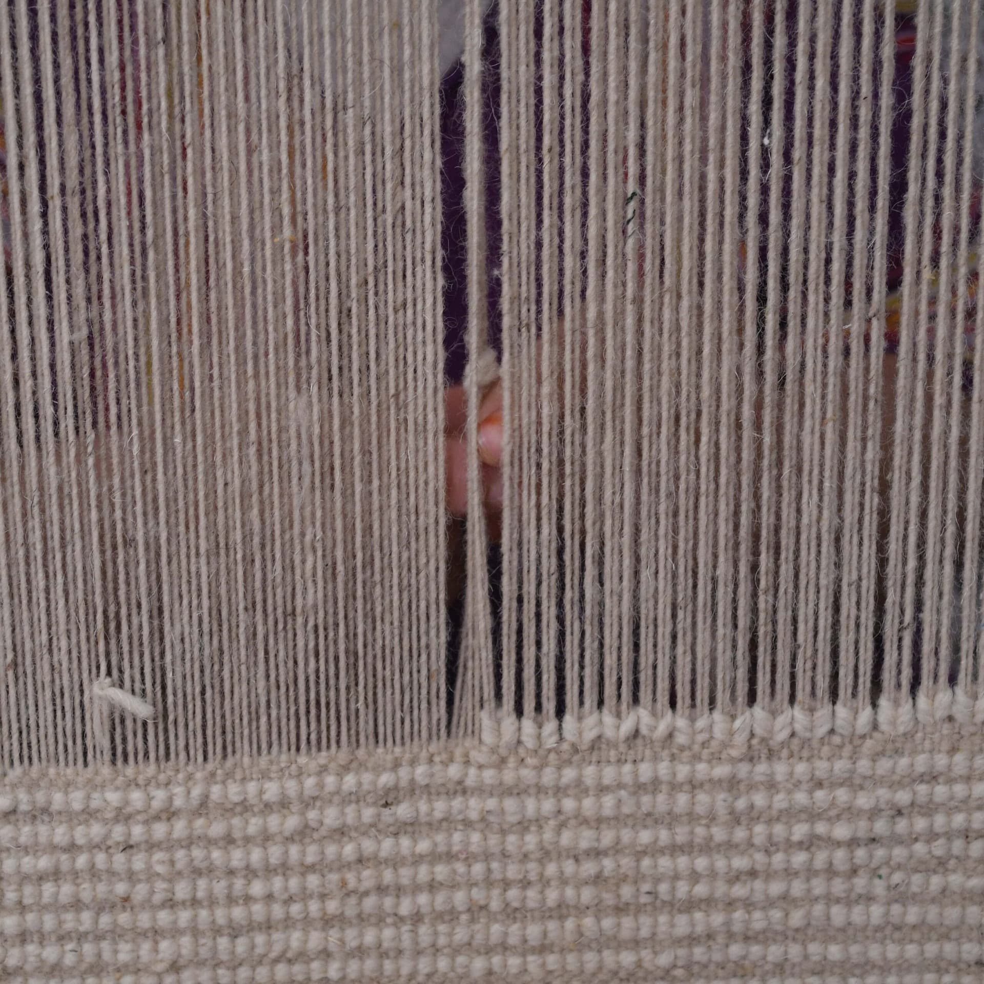 Marokkanischer Teppich Handgefertigt Wolle Maßanfertigung - Elfenbein Neutral Bunter Boho Teppich für Wohnzimmer Schlafzimmer - Azilal - Image 7