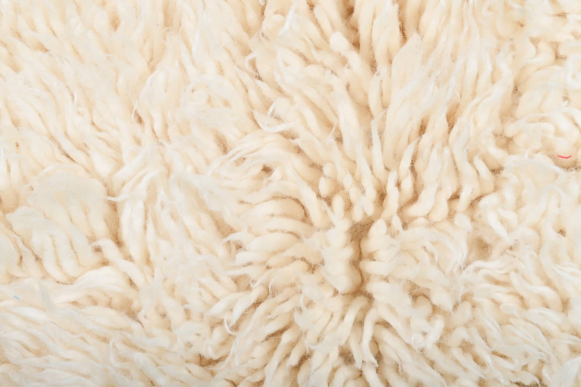 Ivory Asymmetric Diamond Beni Ourain Rug