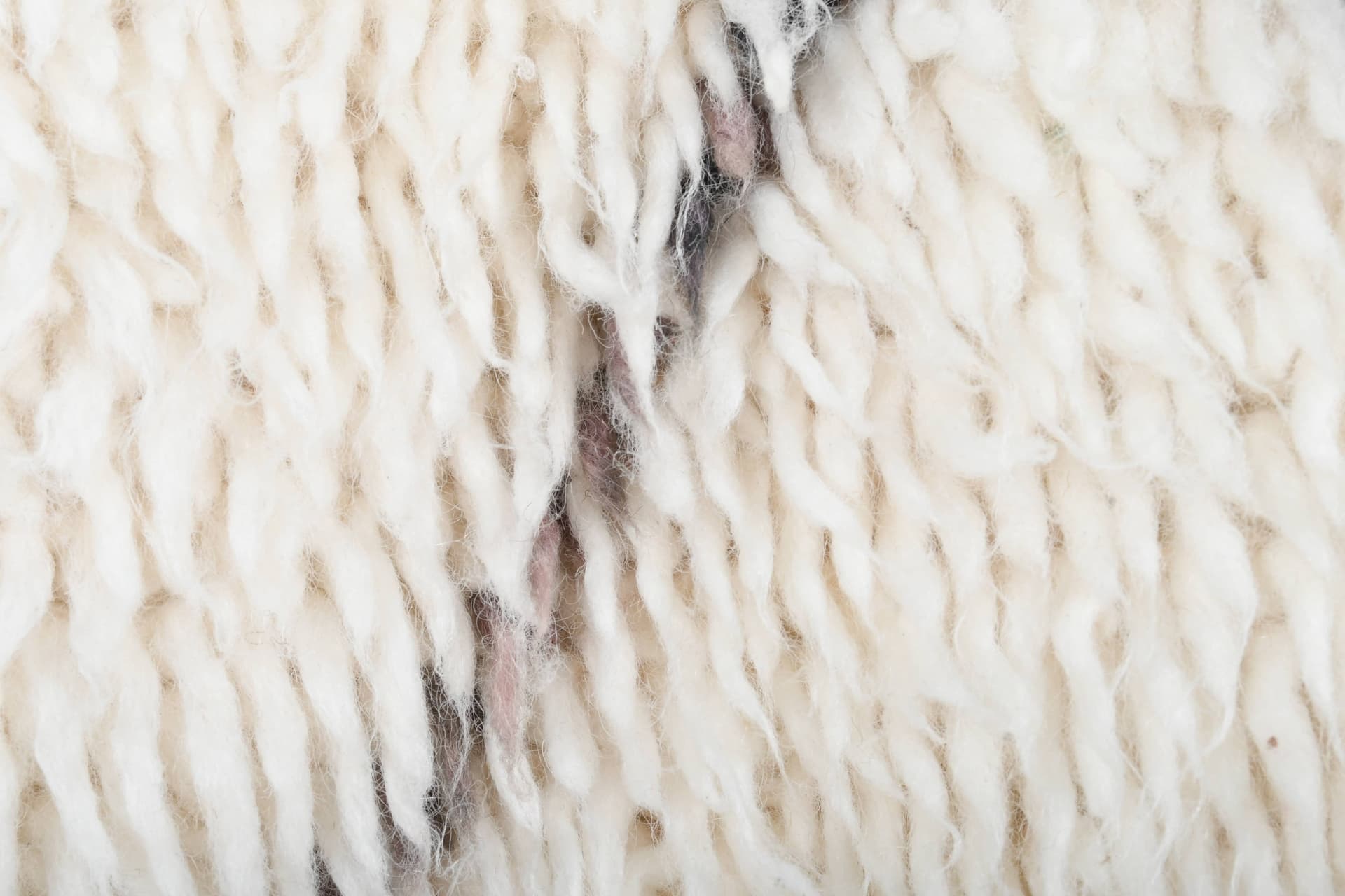 Ivory Crisscross Diamond Beni Ourain Rug