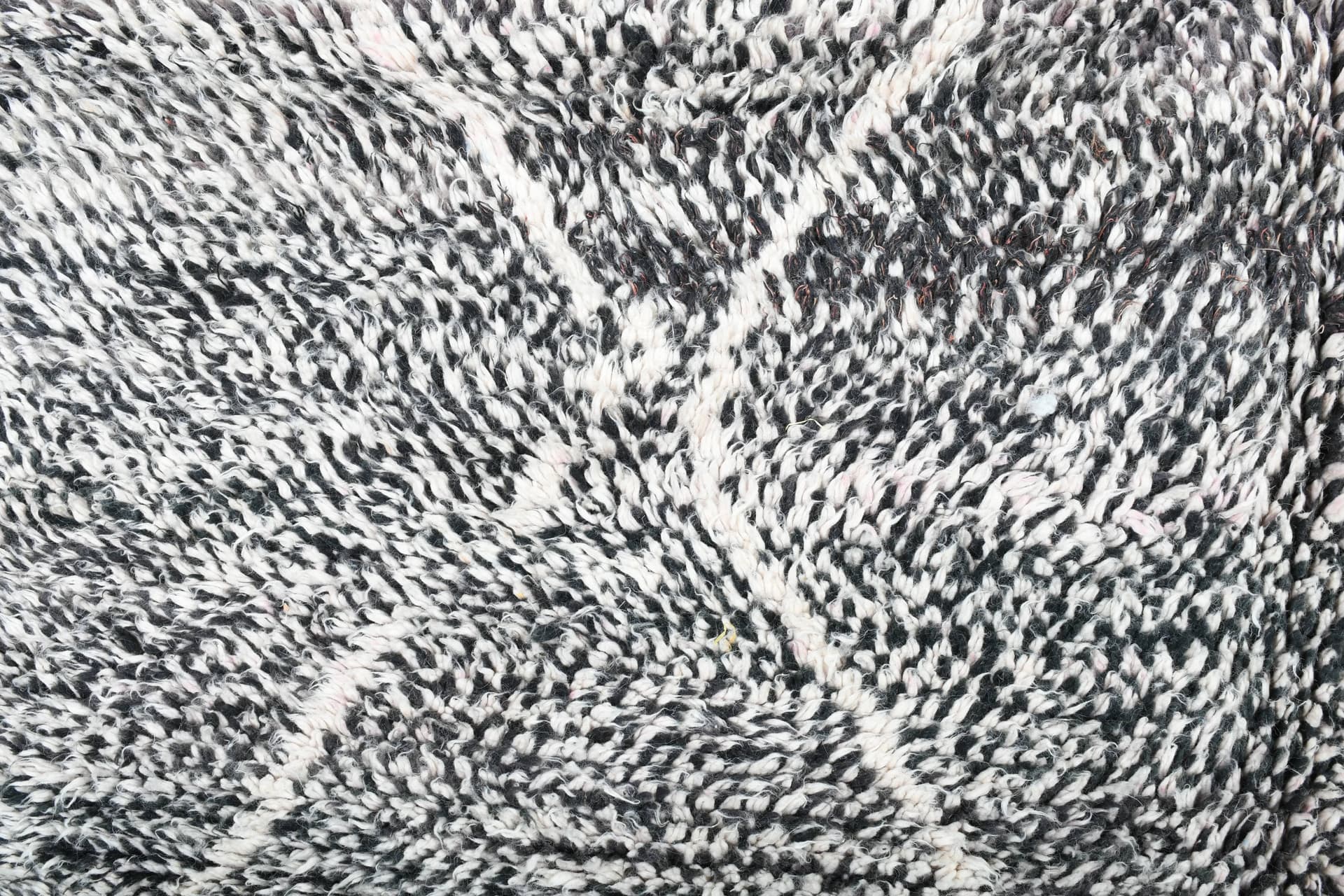 Black Lattice Beni Ourain Rug