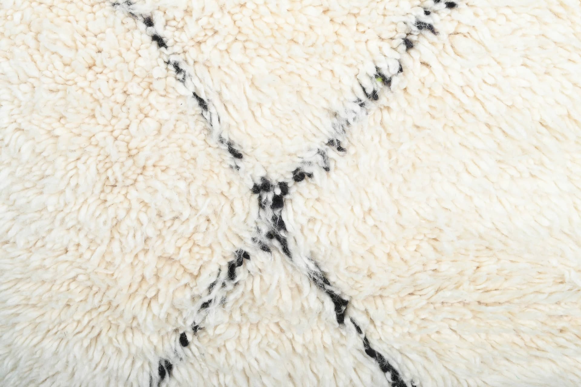 Ivory Diagonal X Beni Ourain Rug