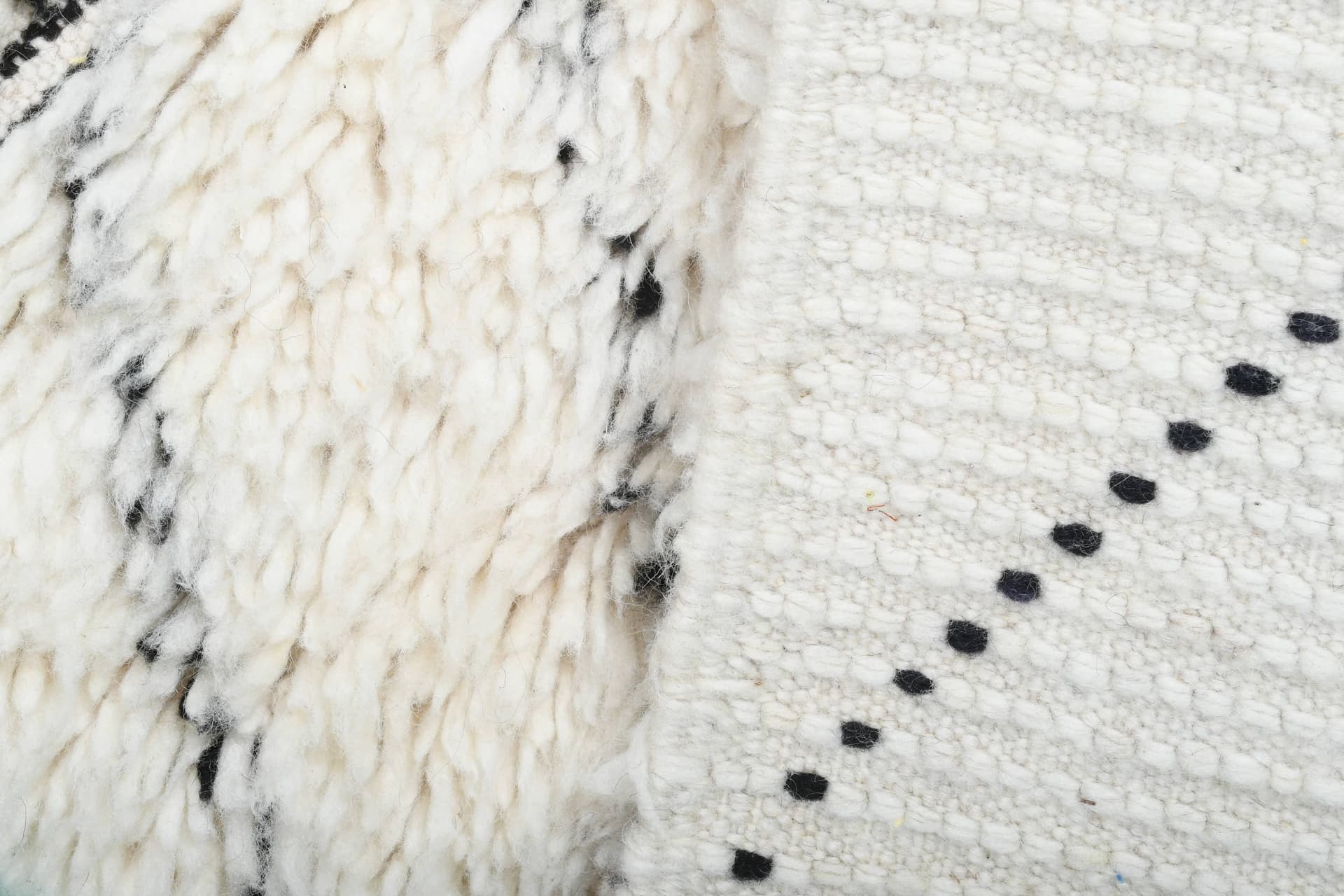 Ivory Diagonal Beni Ourain Rug