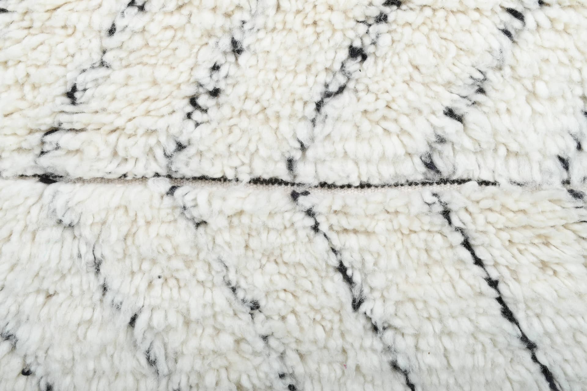 Ivory Chevron Beni Ourain Rug