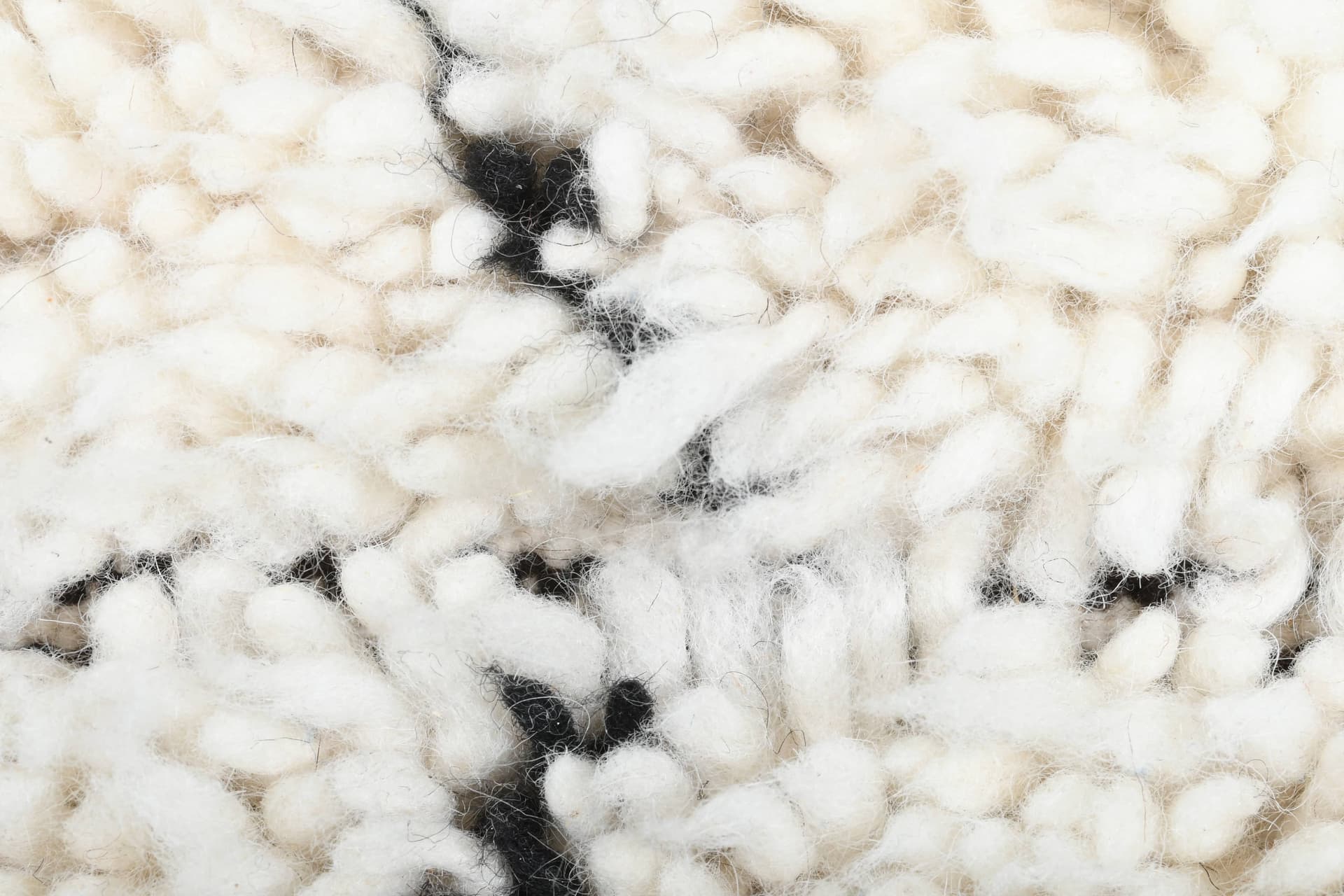 Ivory Chevron Beni Ourain Rug