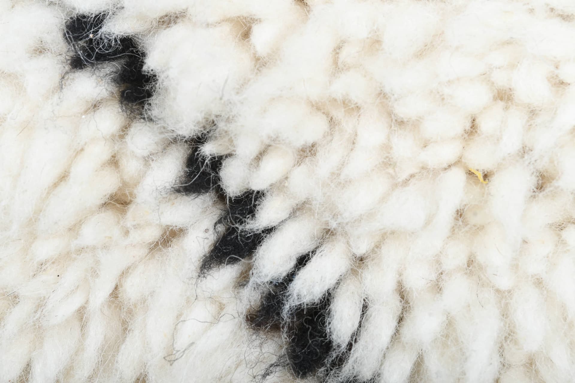 Ivory Chevron Beni Ourain Rug