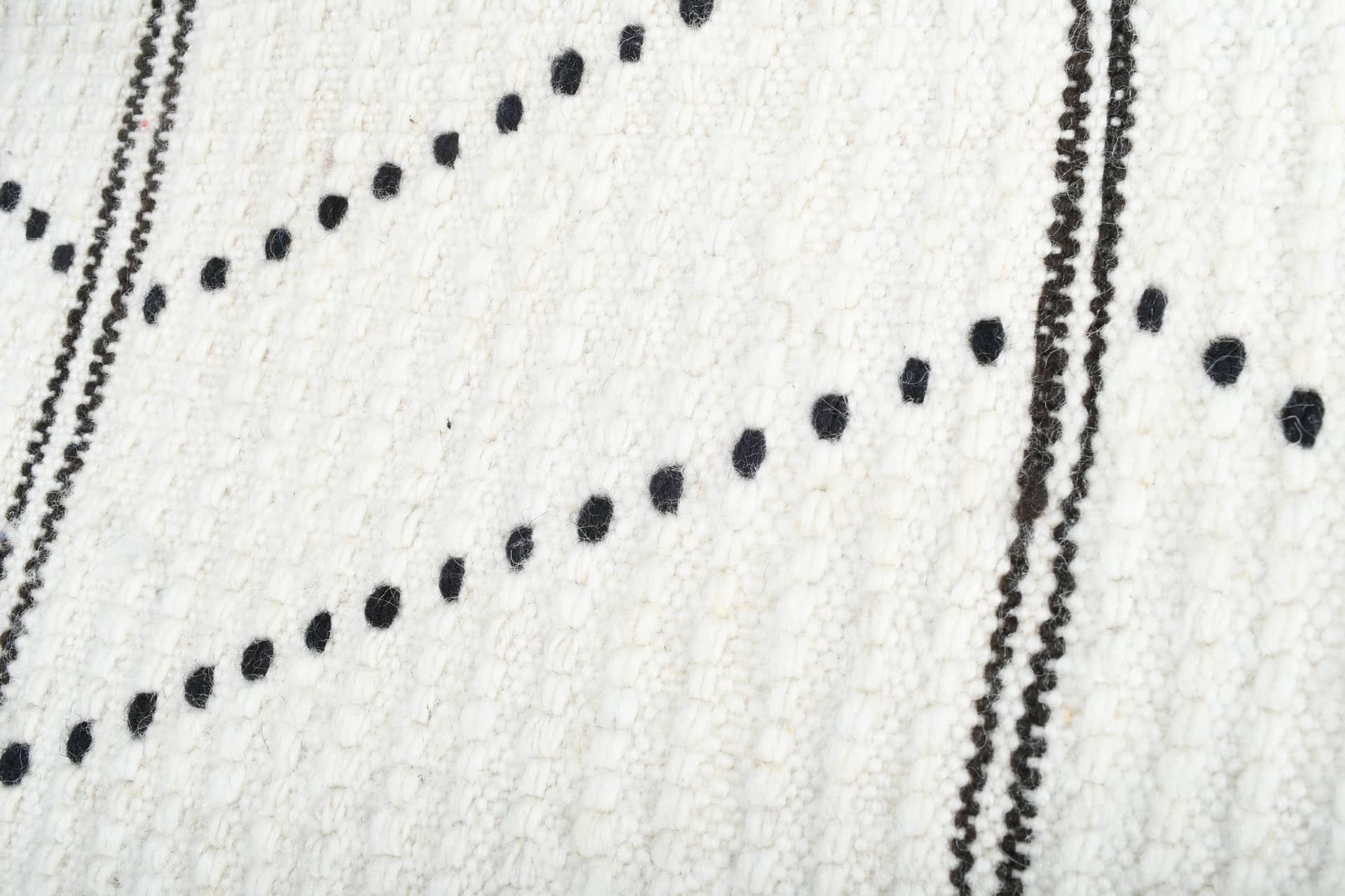 Ivory Chevron Beni Ourain Rug