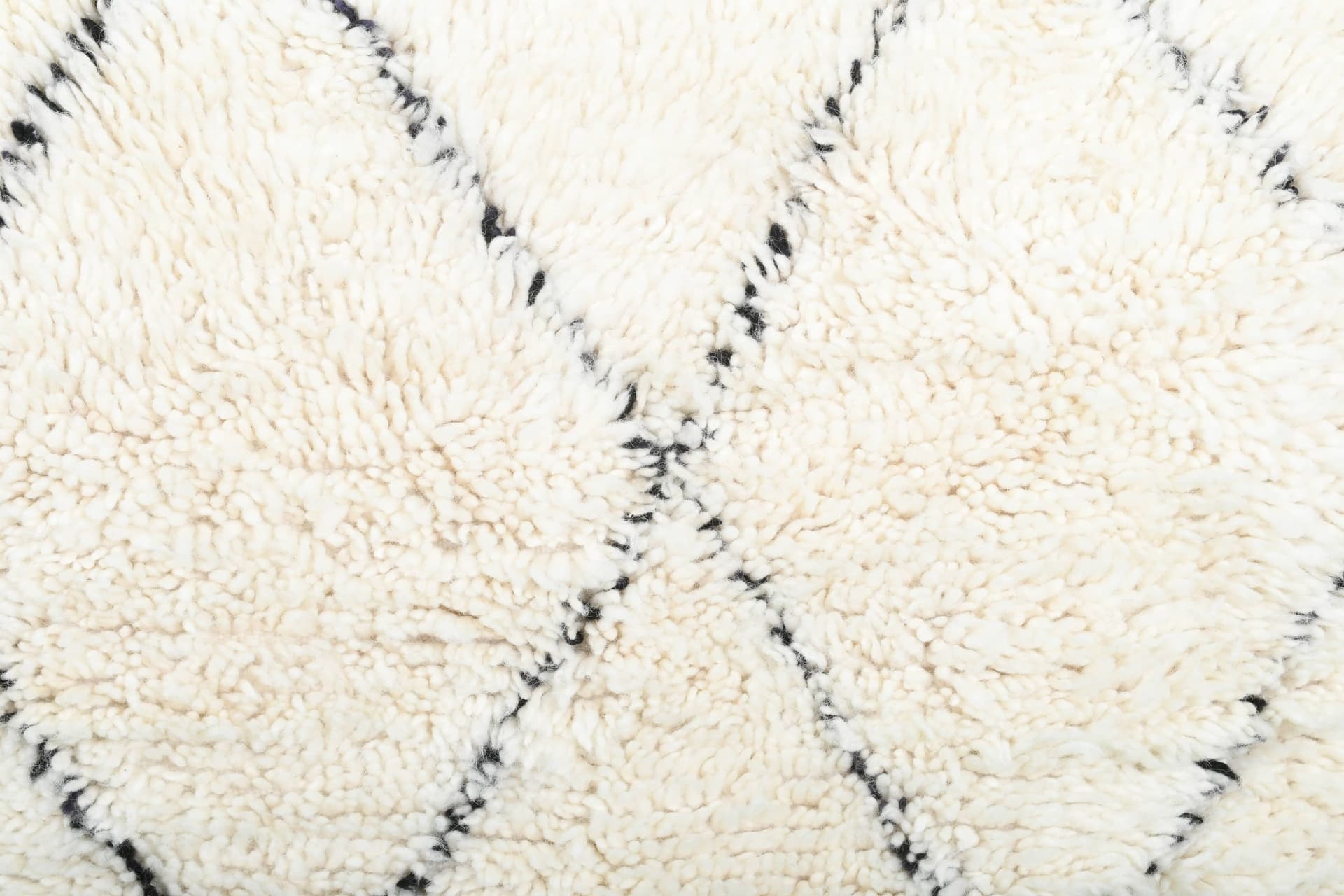 Black Diamond Beni Ourain Rug