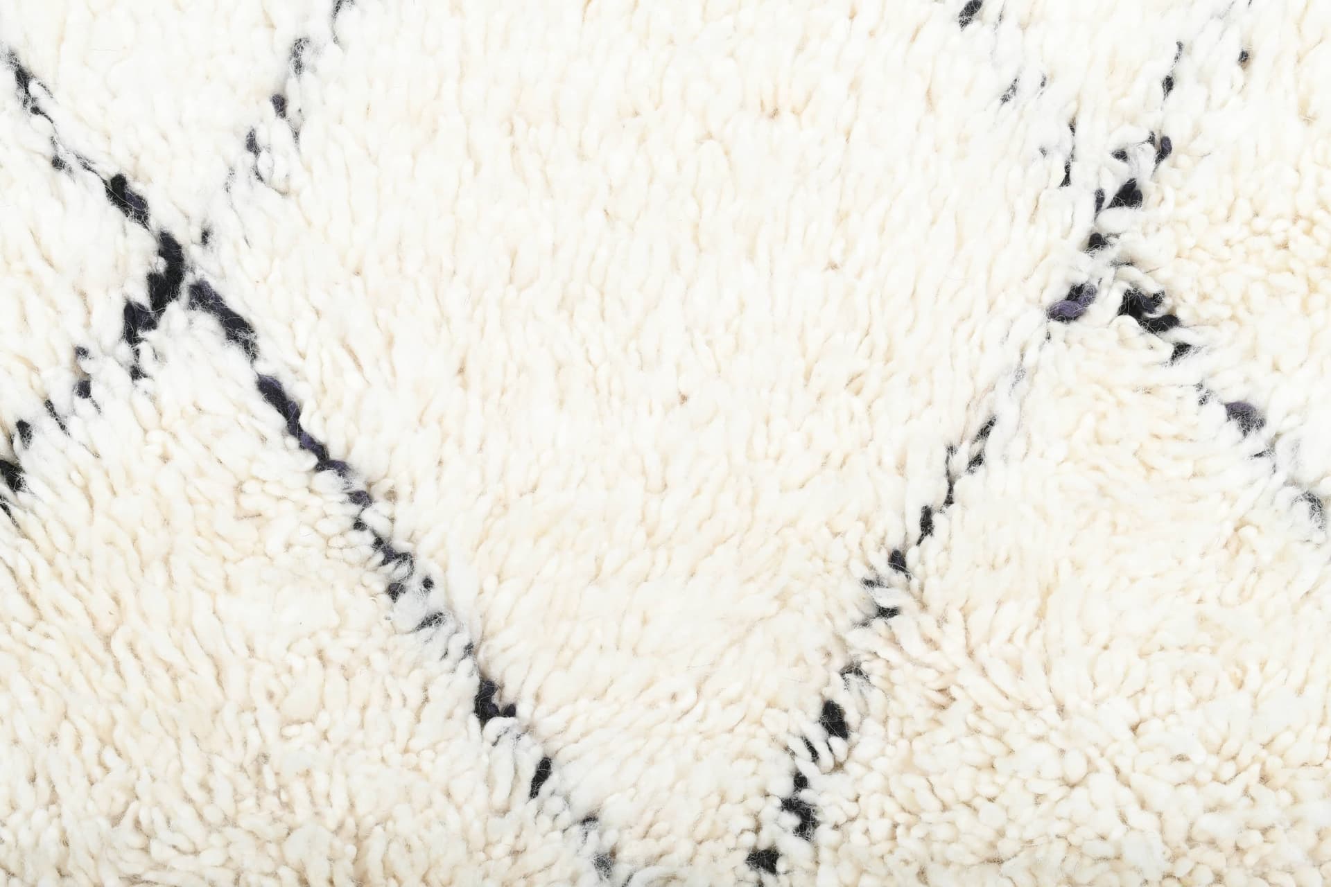 Black Diamond Beni Ourain Rug