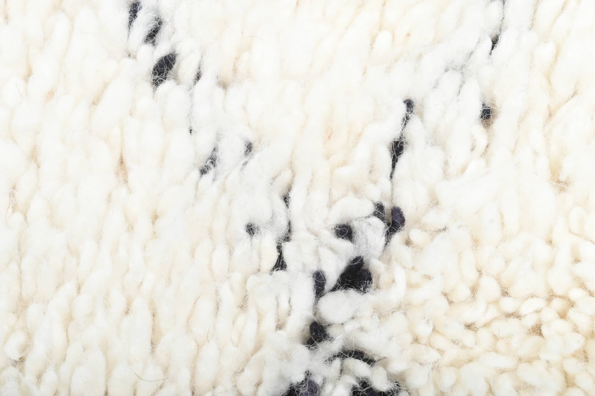 Black Diamond Beni Ourain Rug