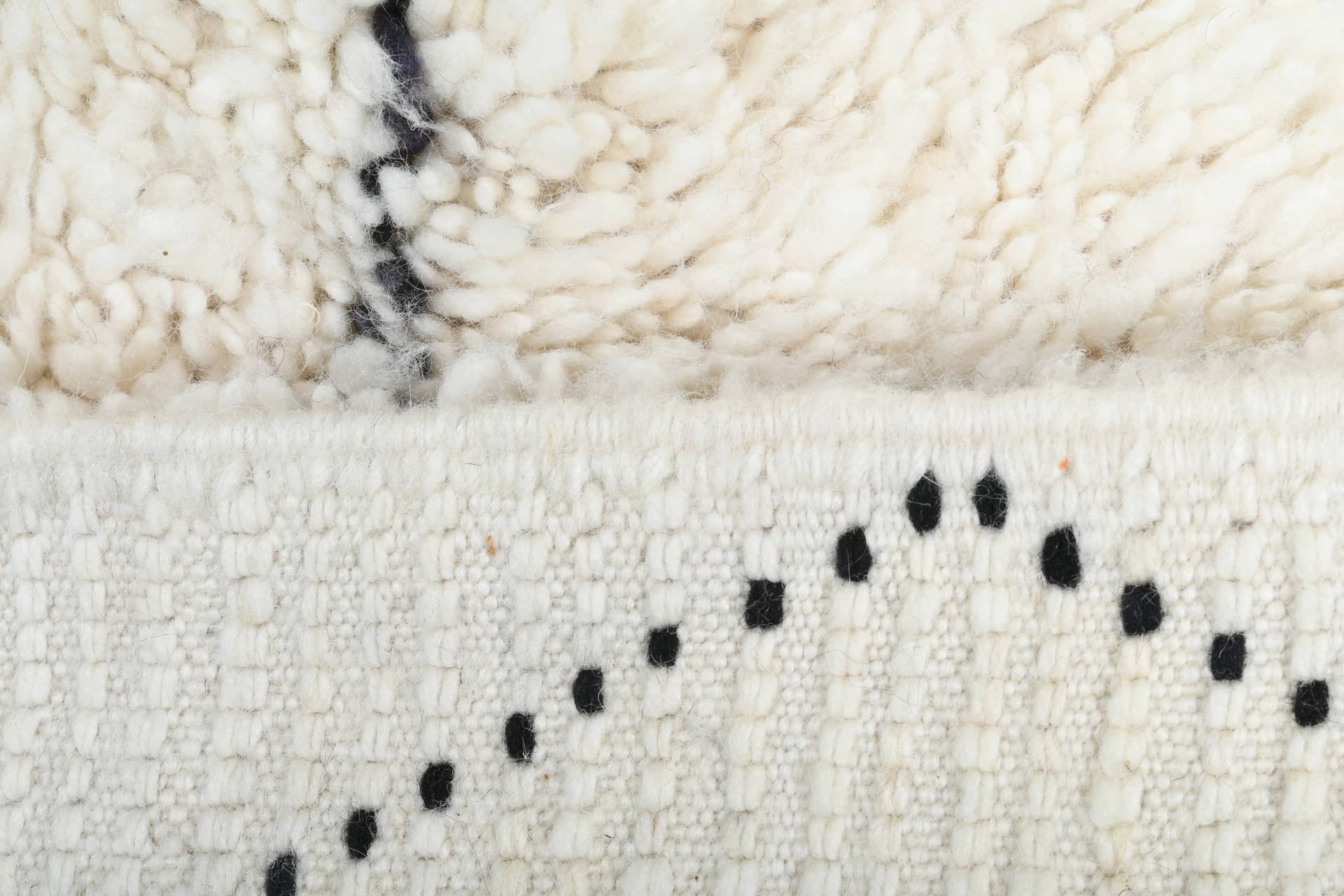 Black Diamond Beni Ourain Rug