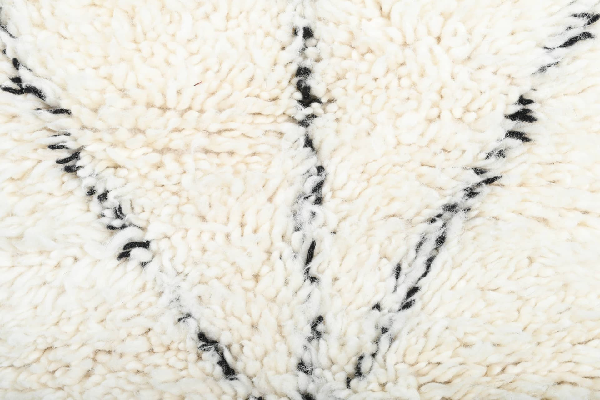Ivory X-Line Beni Ourain Rug
