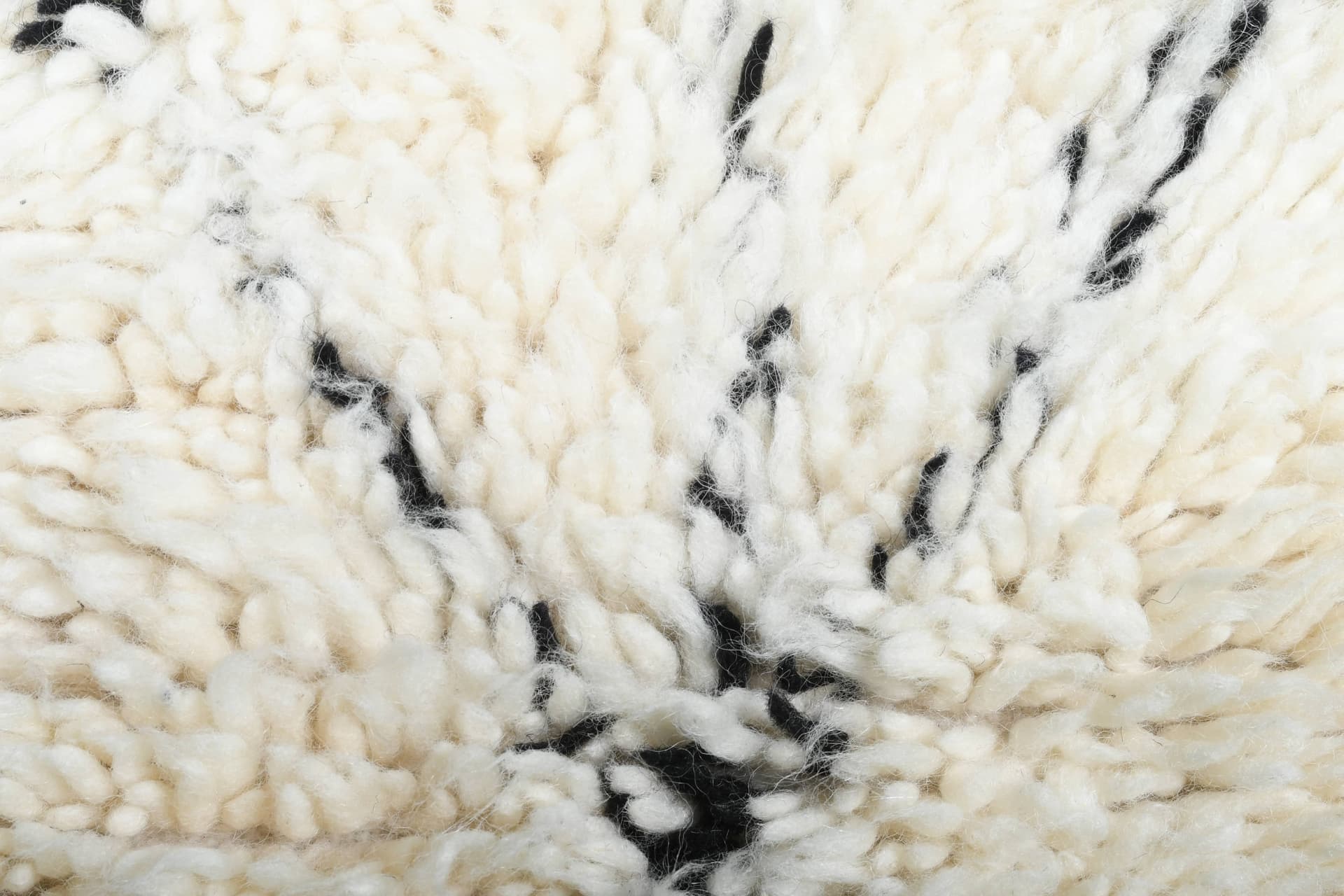 Ivory X-Line Beni Ourain Rug