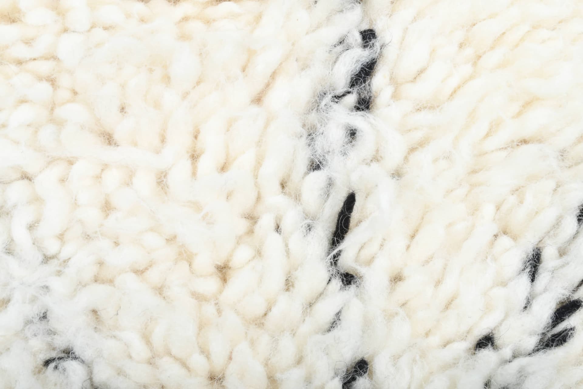 Ivory X-Line Beni Ourain Rug