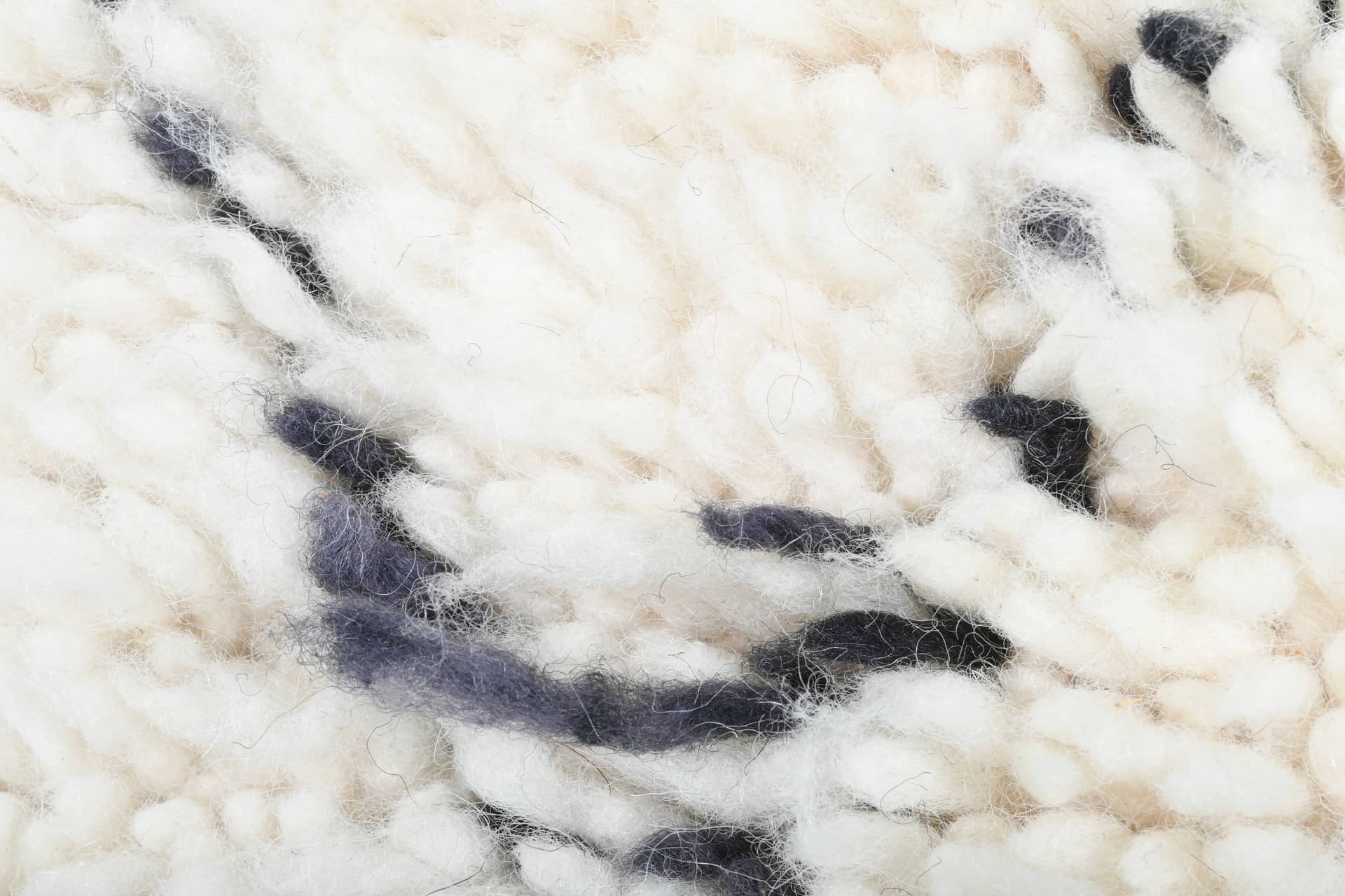 Ivory Broken Diamond Beni Ourain Rug