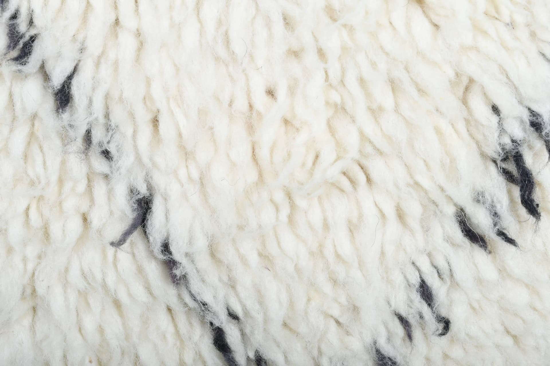 Ivory Crisscross Beni Ourain Runner Rug