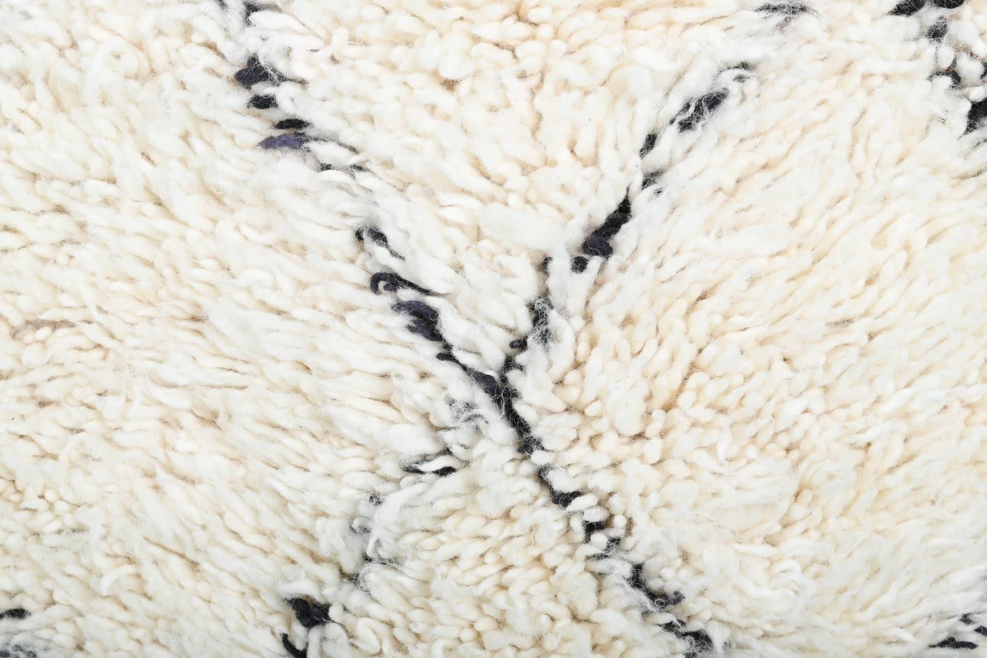 Ivory Trellis Beni Ourain Rug