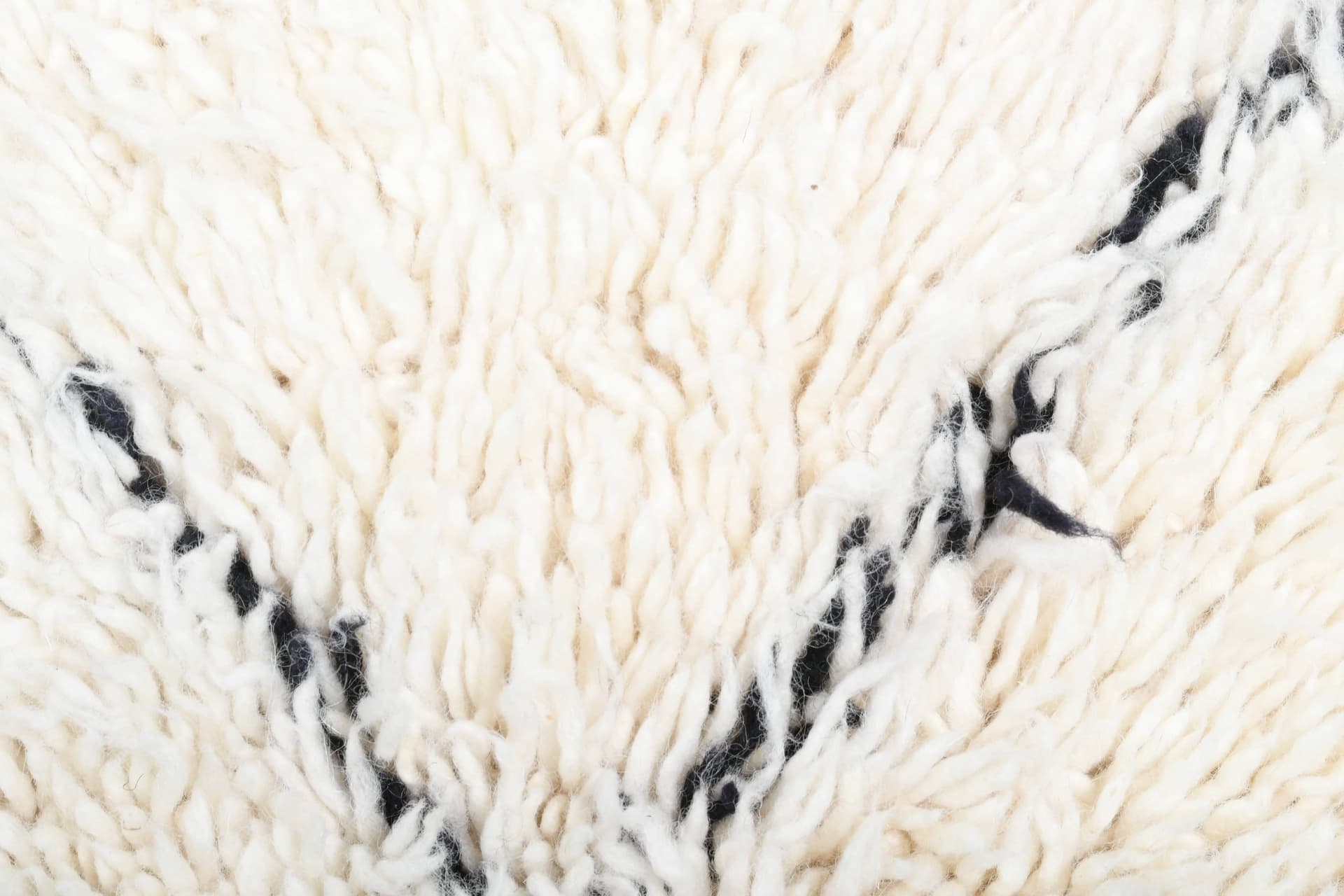 Ivory Trellis Beni Ourain Rug