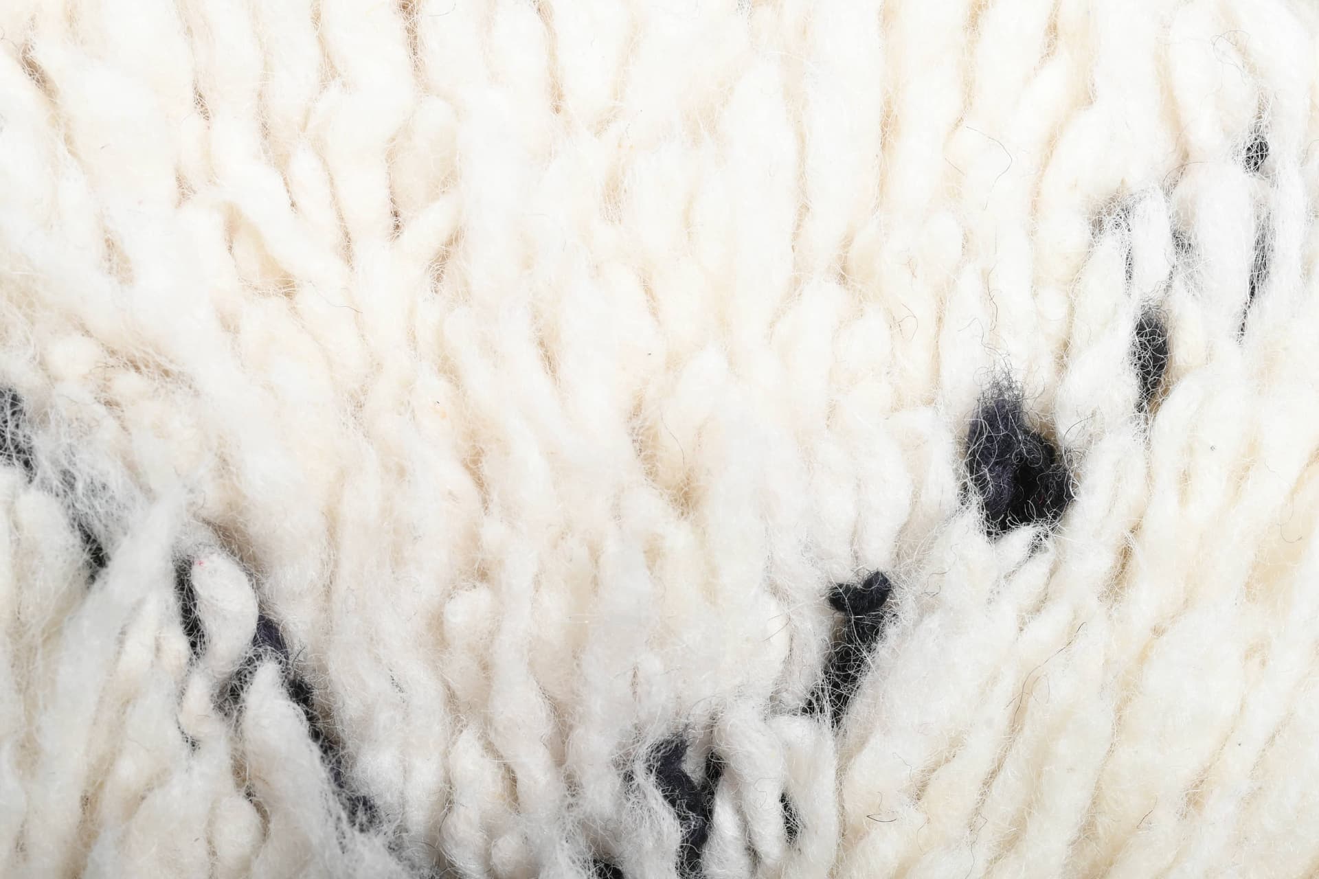 Ivory Trellis Beni Ourain Rug