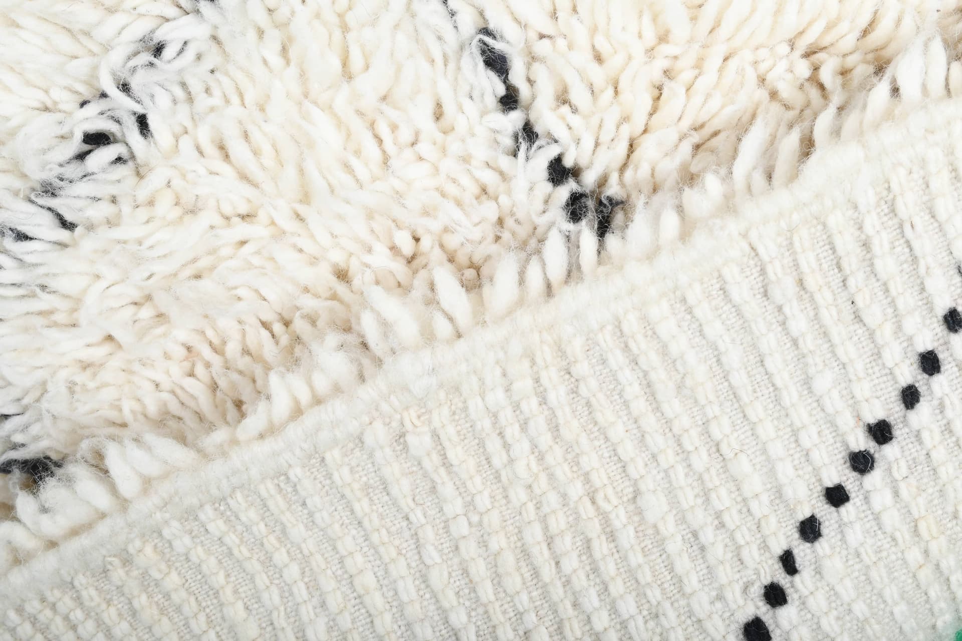 Ivory Trellis Beni Ourain Rug