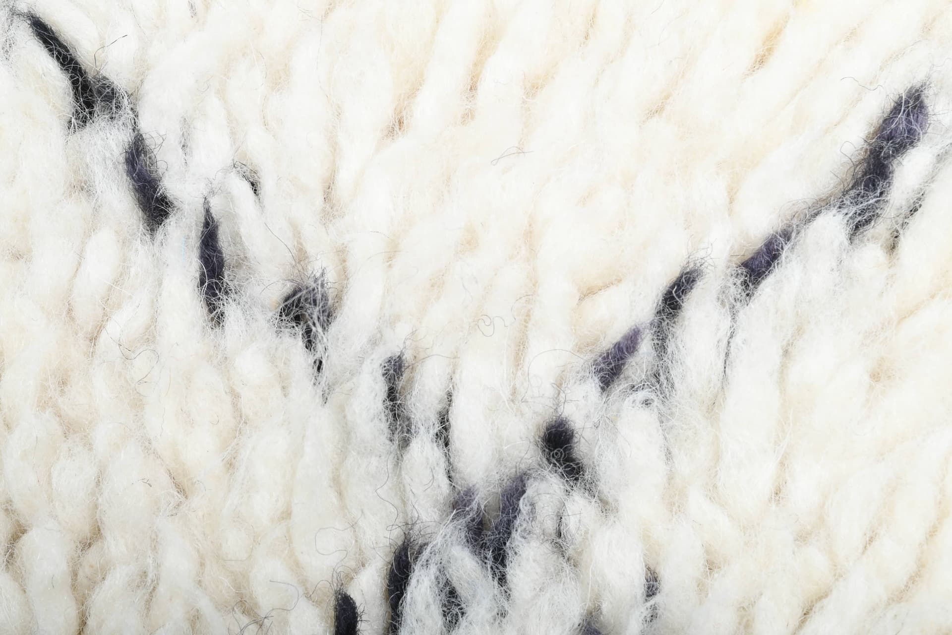 Ivory Black Trellis Beni Ourain Rug