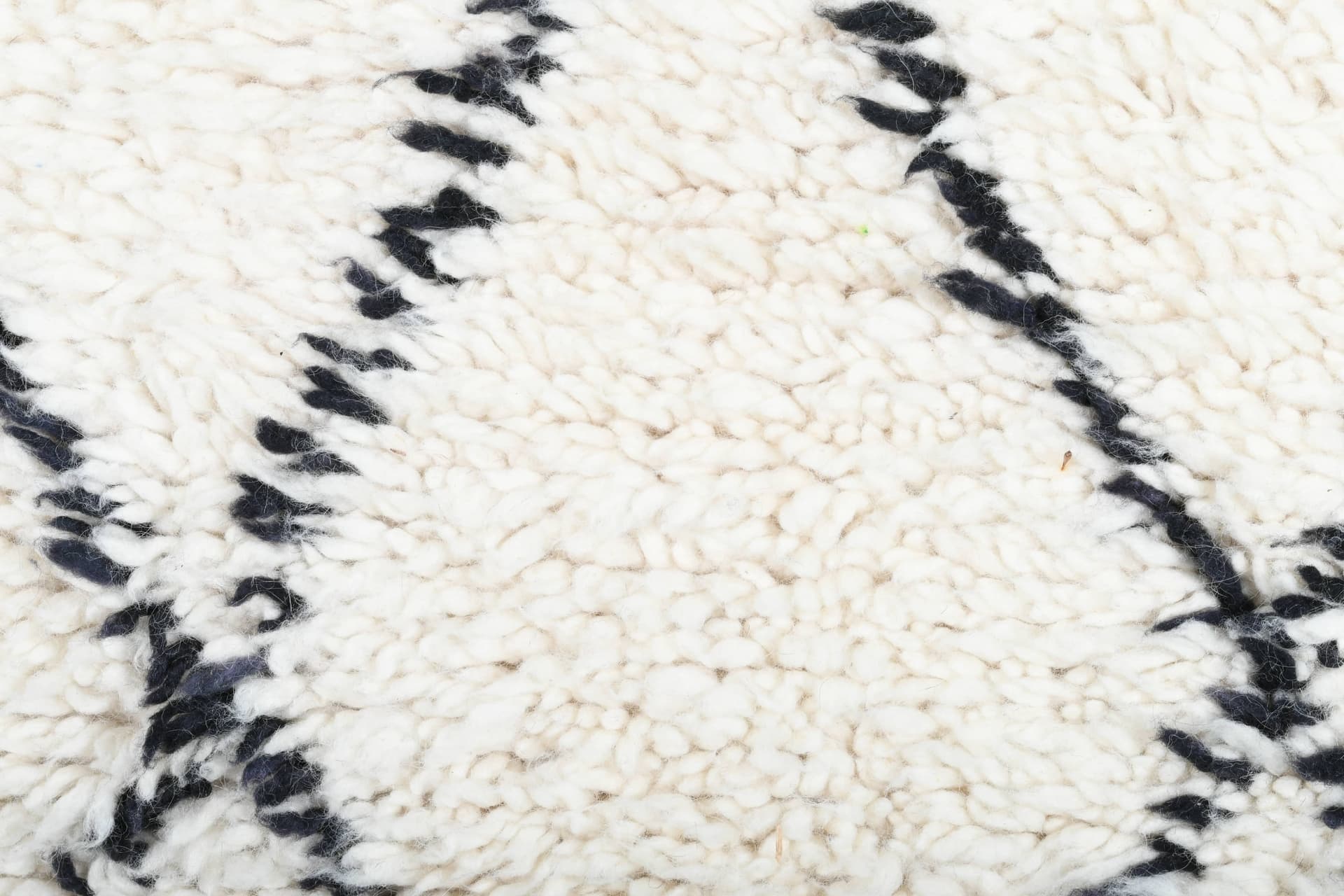 Ivory Lattice Beni Ourain Rug