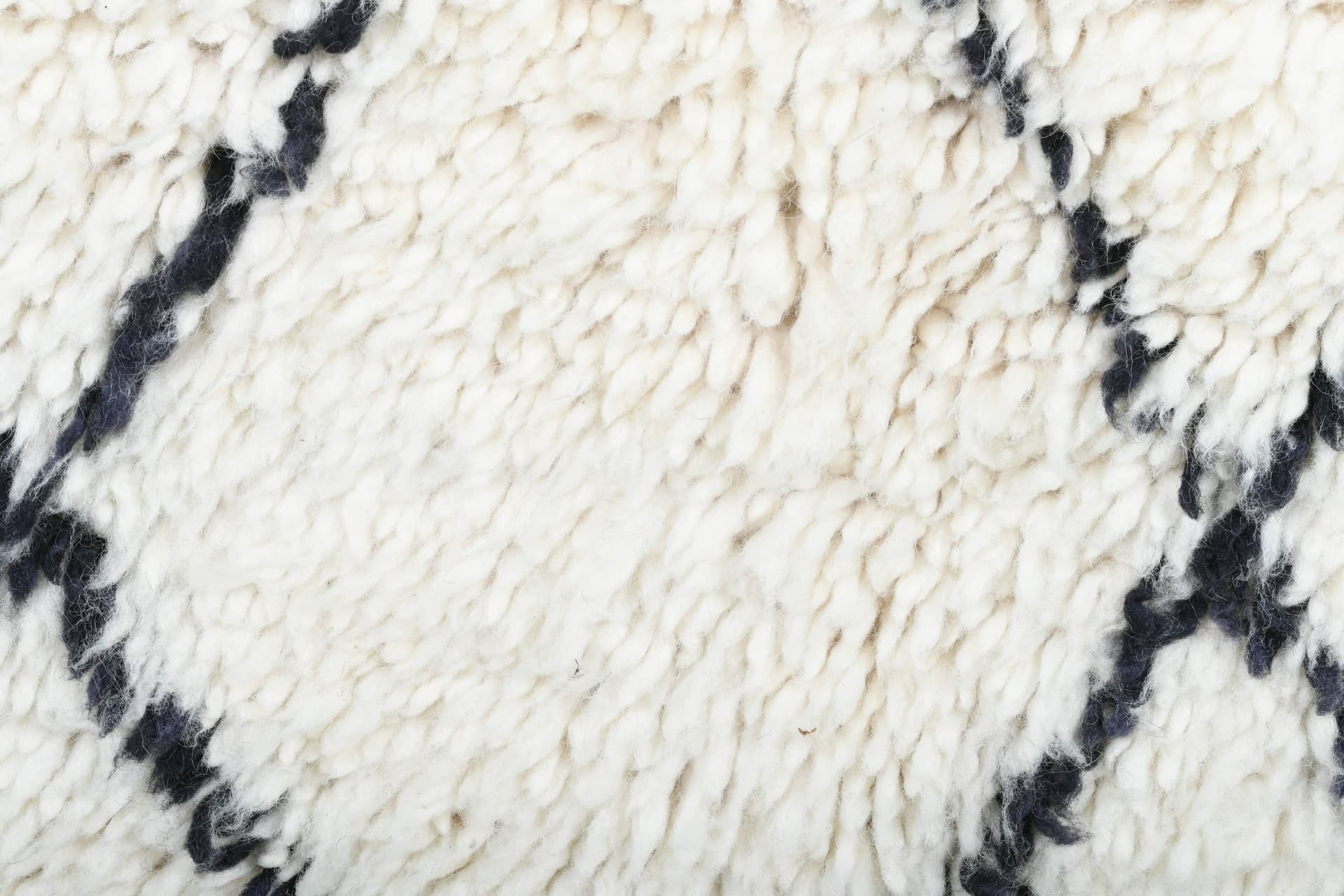 Ivory Lattice Beni Ourain Rug