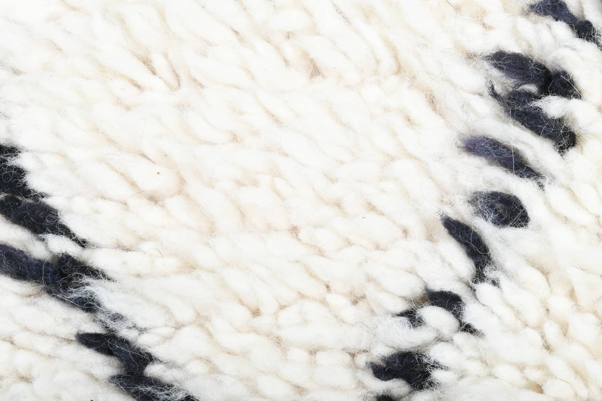 Ivory Lattice Beni Ourain Rug