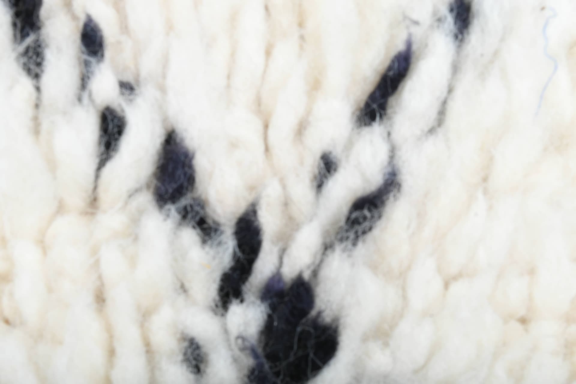 Ivory Crisscross Beni Ourain Rug