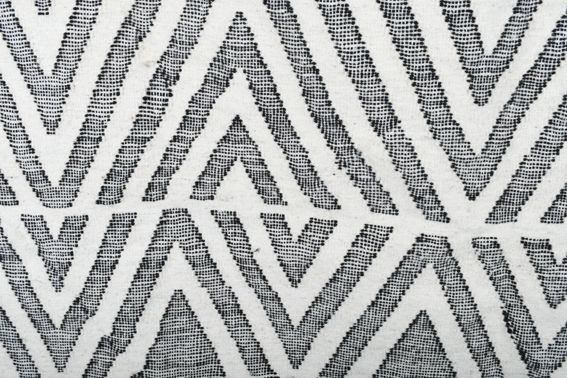 Ivory Diamond Band Kilim Rug