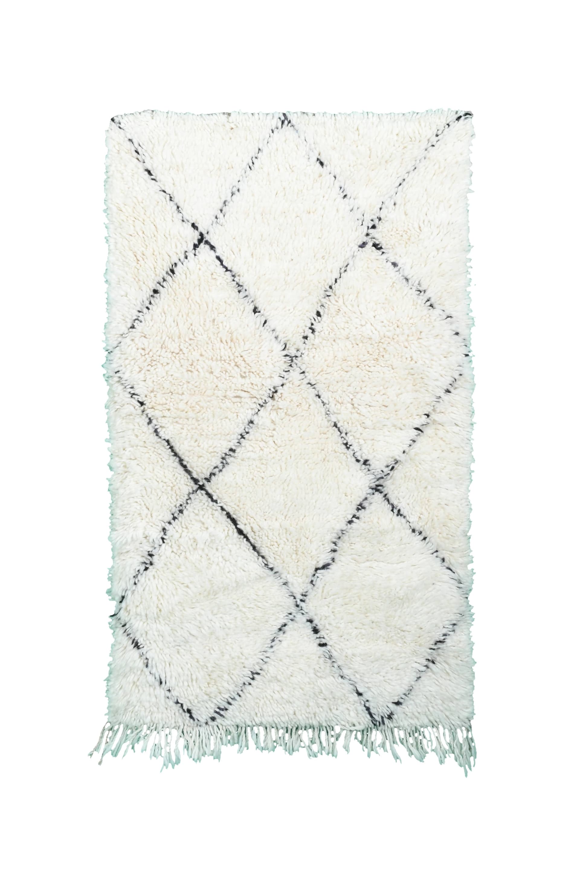 Black Diamond Beni Ourain Rug