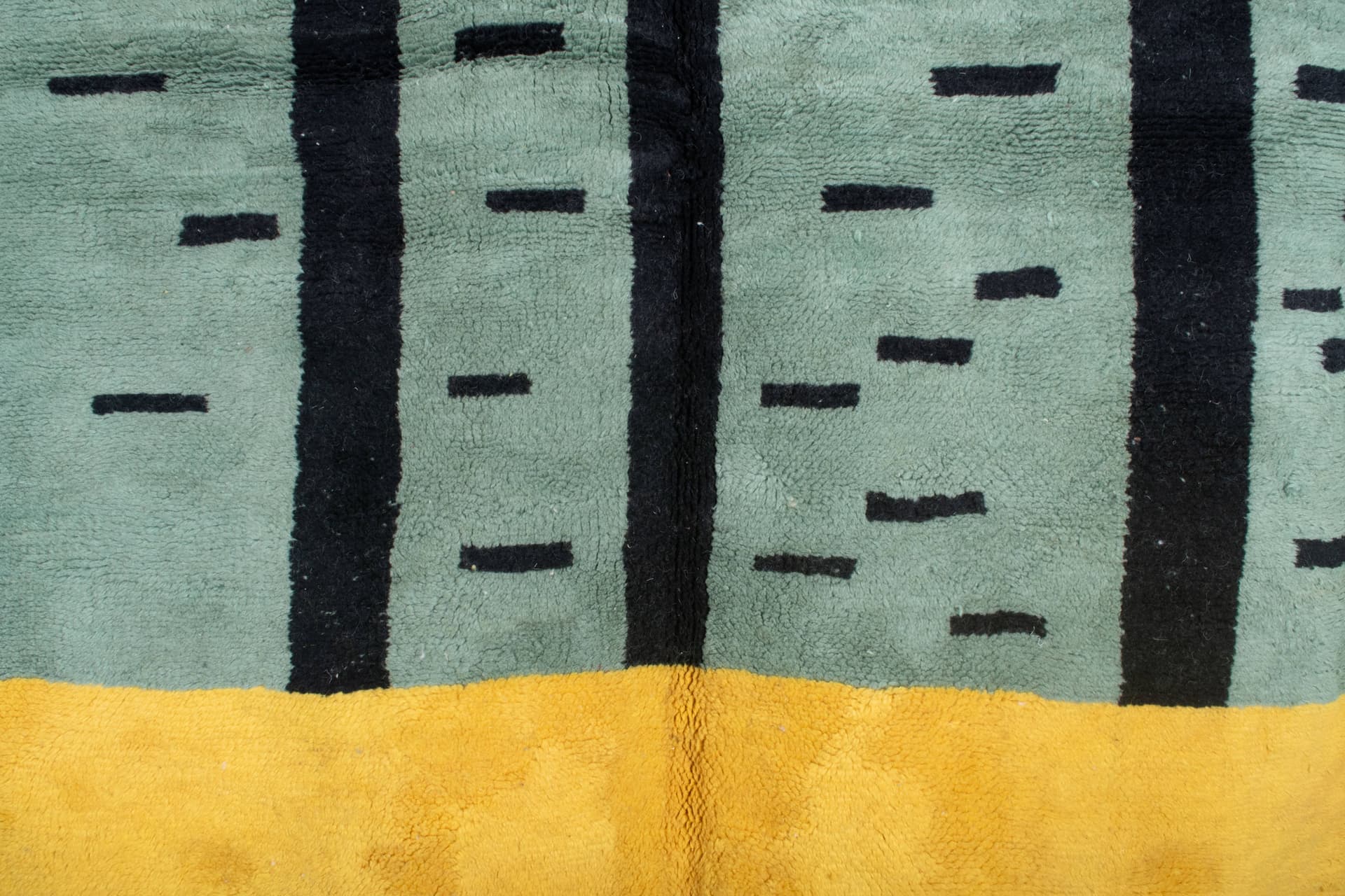 Teal Coral Block Beni Mrirt Rug
