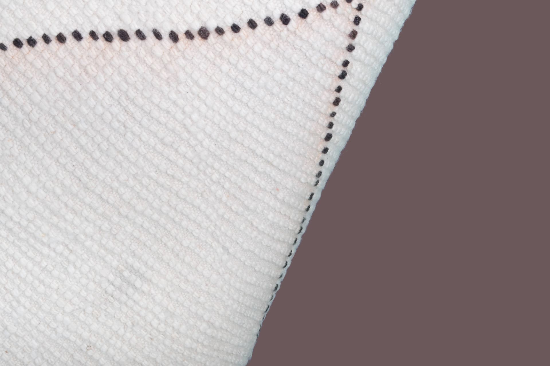 Ivory Angular Diamond Beni Ourain Rug