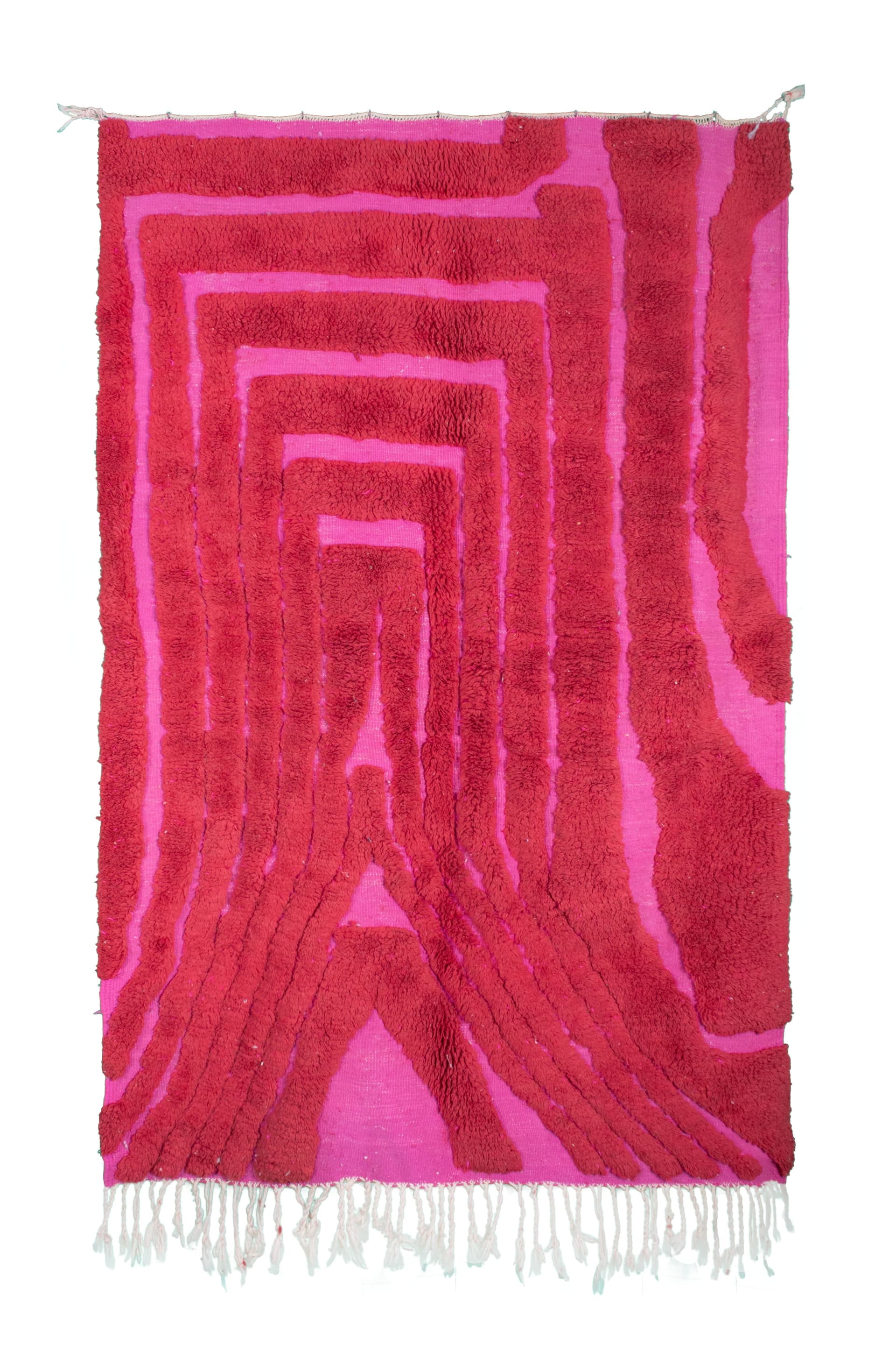 Pink Maze Beni Mrirt Rug
