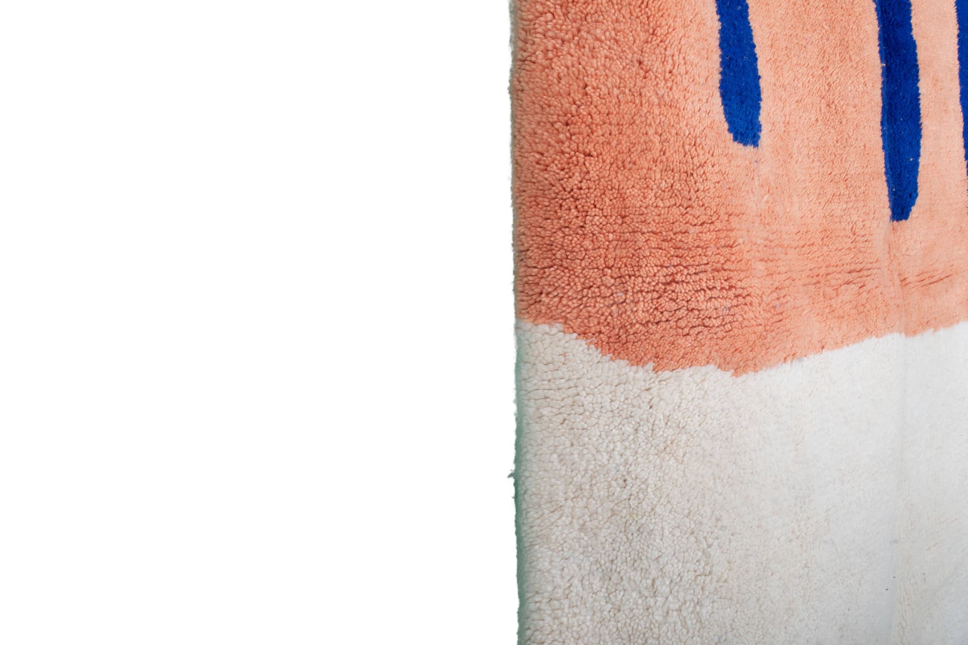 Pink Blue Dash Beni Mrirt Rug