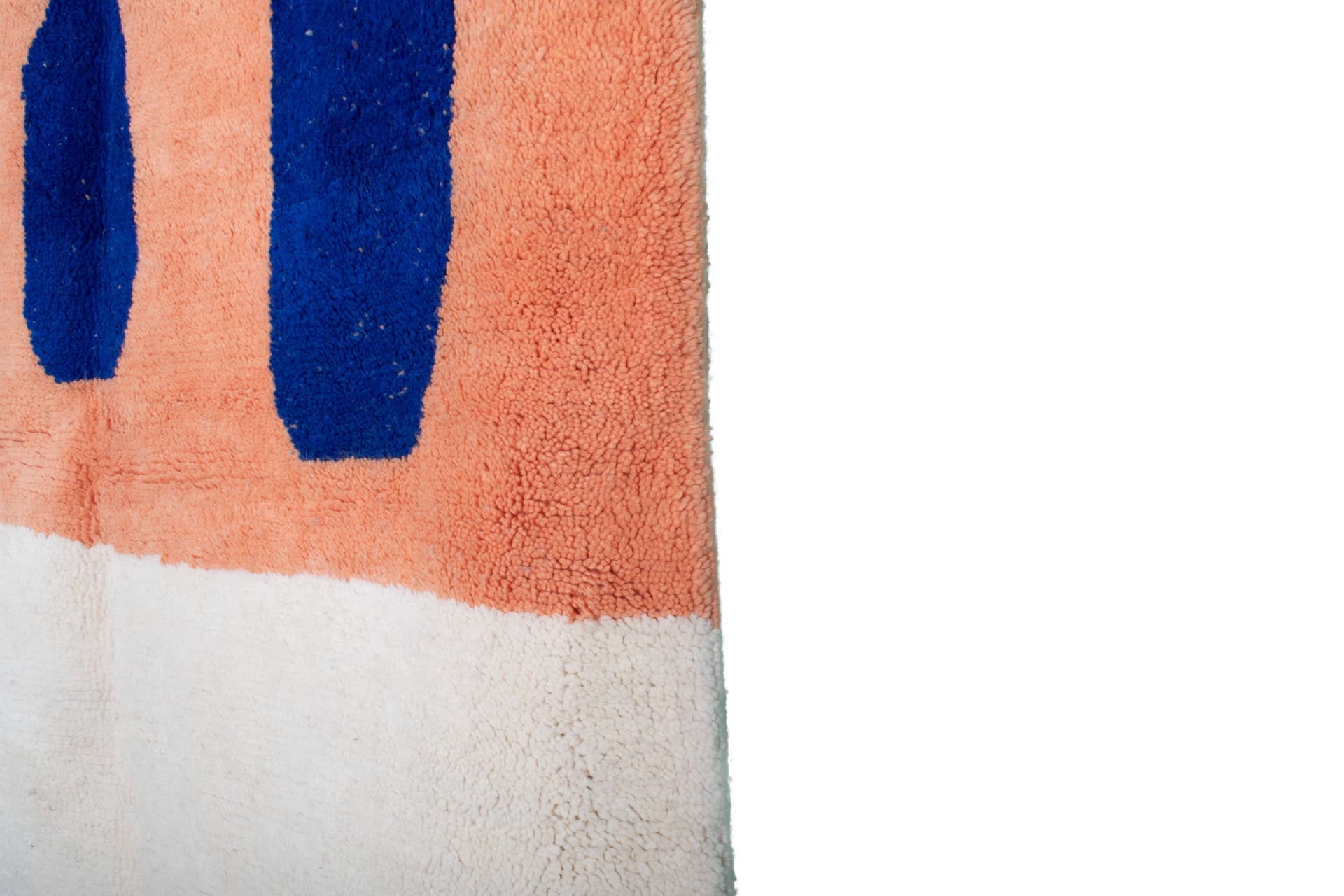 Pink Blue Dash Beni Mrirt Rug