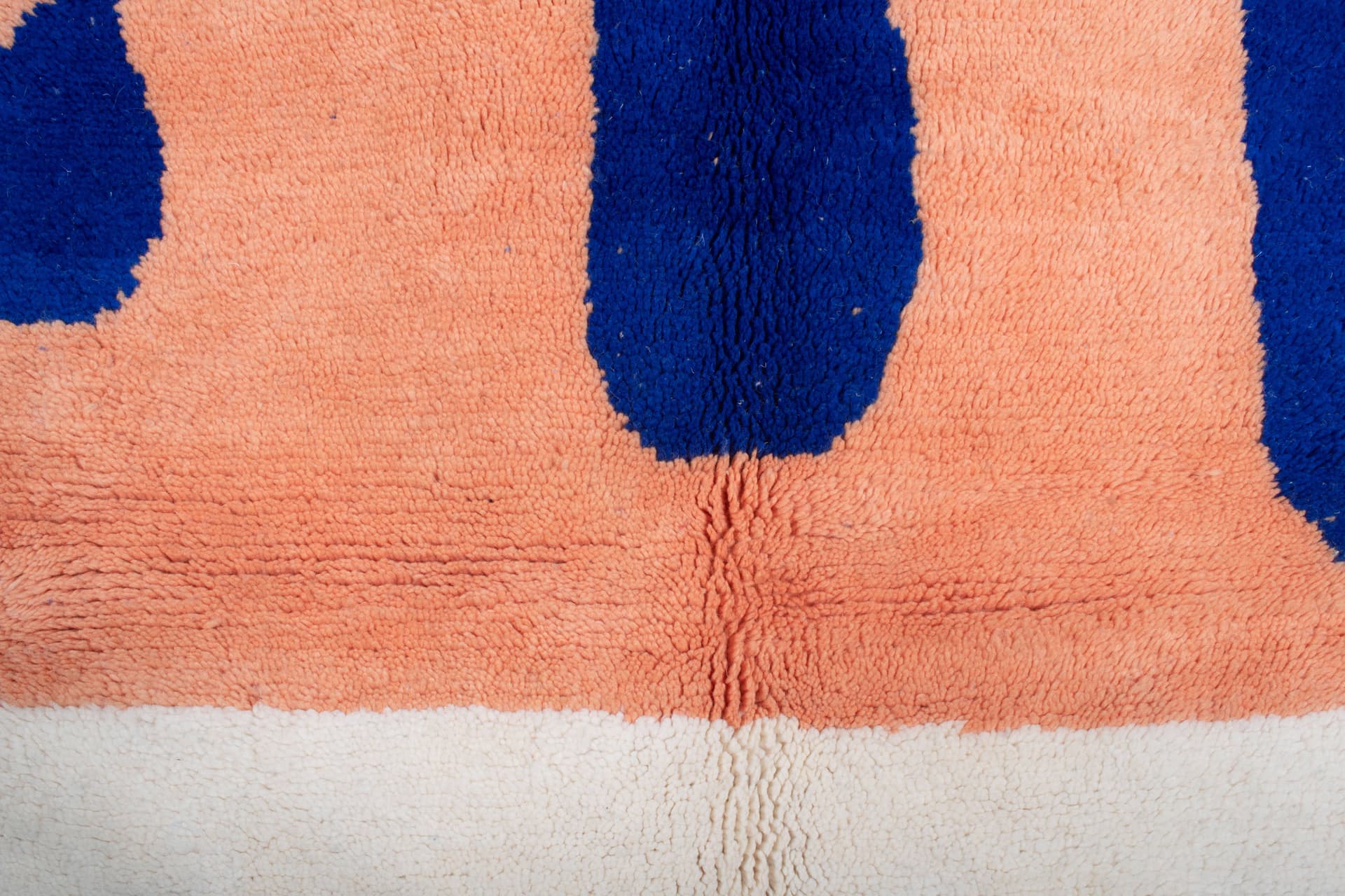 Pink Blue Dash Beni Mrirt Rug