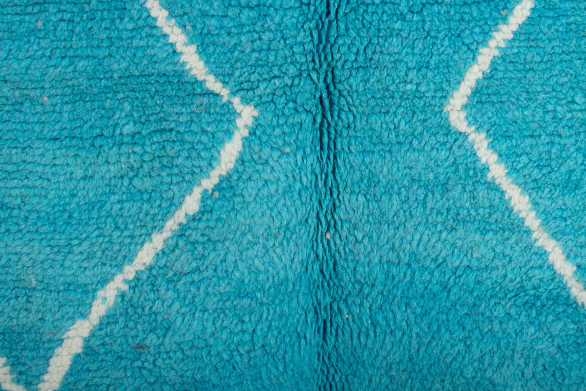 Turquoise Diamond Beni Mrirt Rug