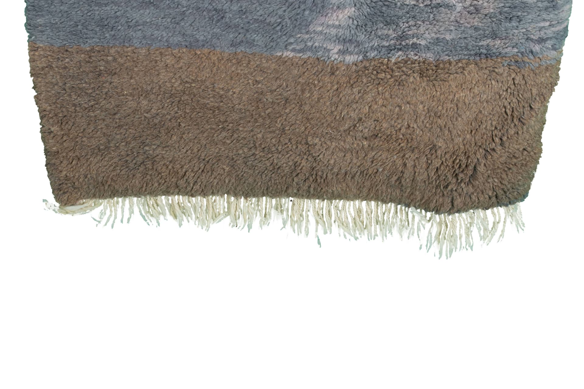 Blue Taupe Band Beni Mrirt Rug