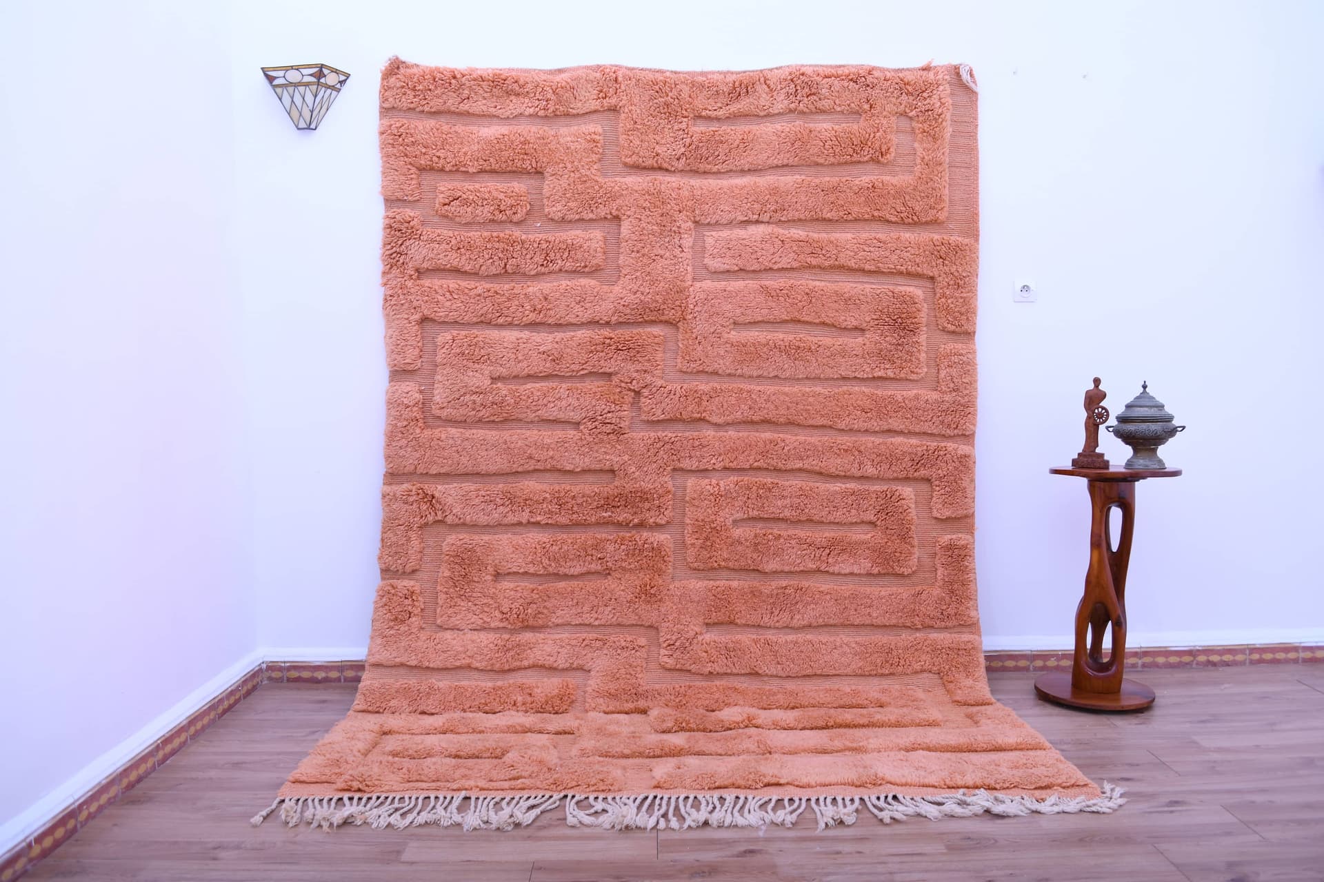 Terracotta Maze Beni Mrirt Rug