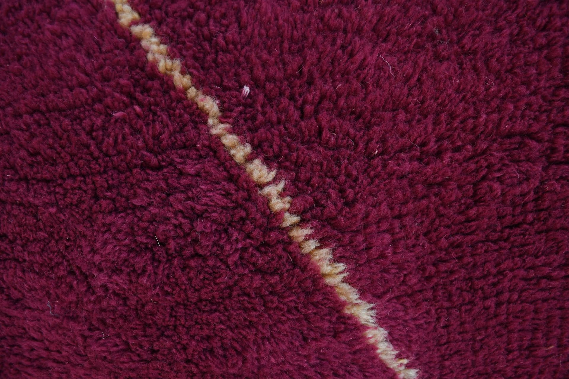 Burgundy Diamond Beni Ourain Rug