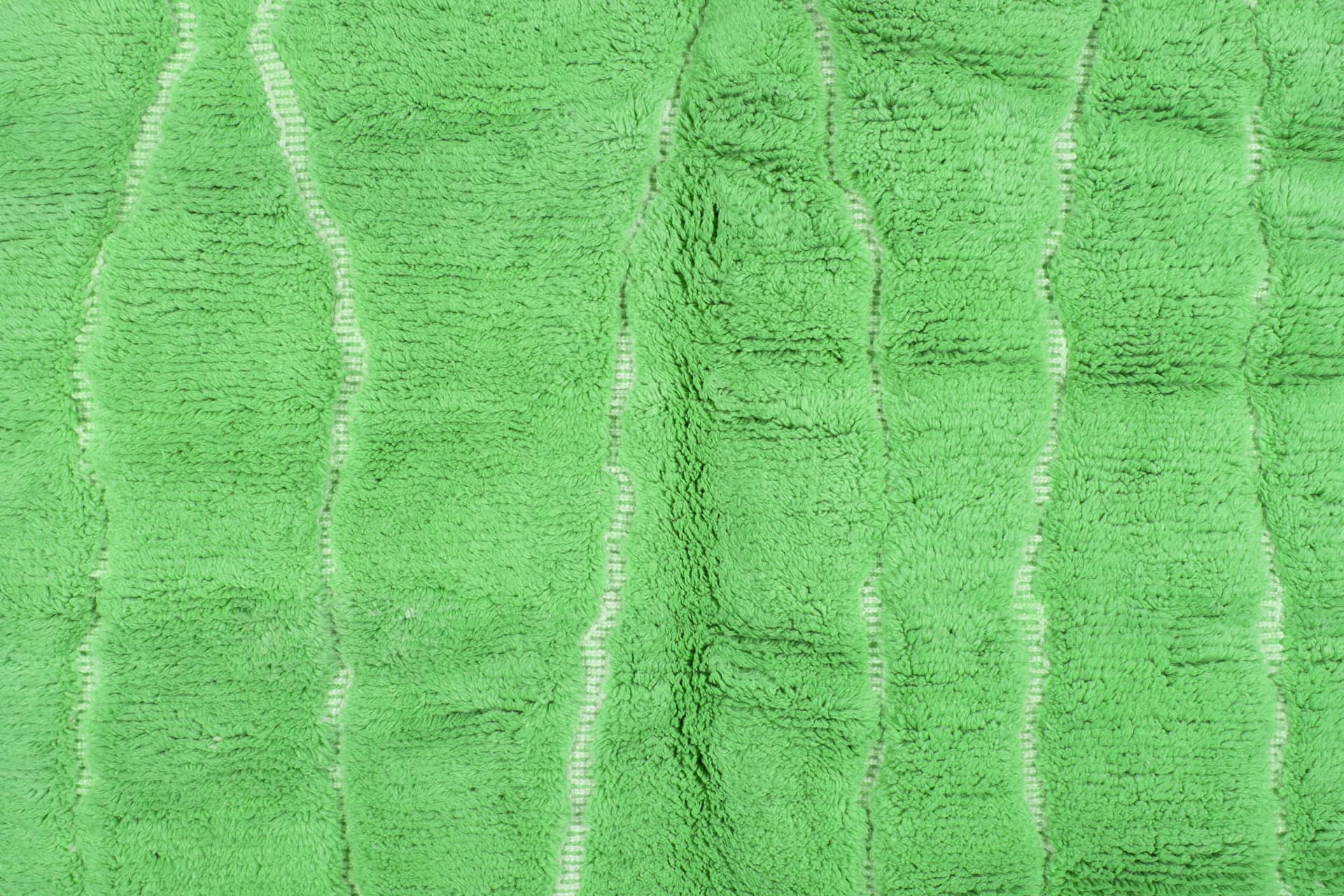 Green Grid Beni Mrirt Rug
