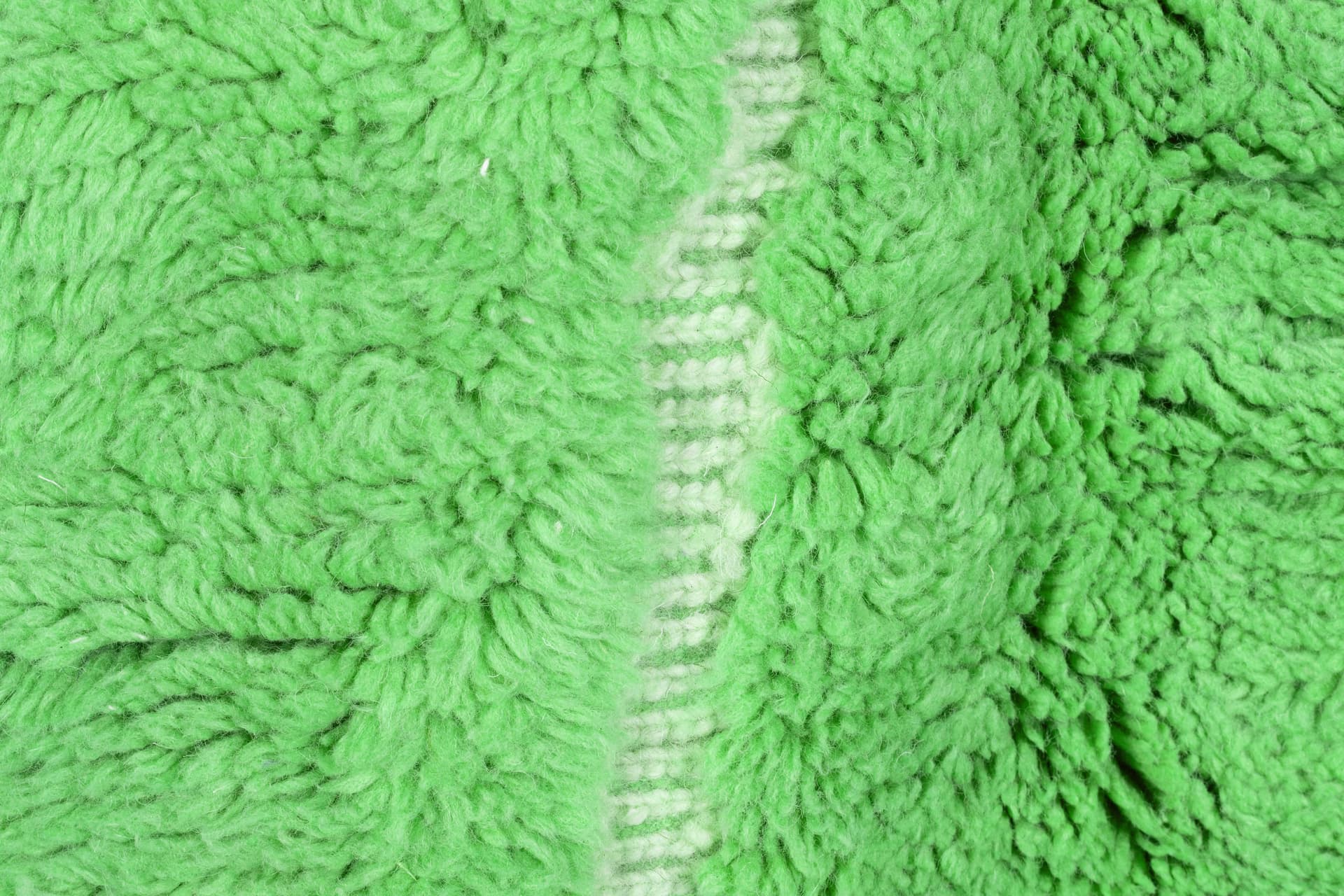 Green Grid Beni Mrirt Rug
